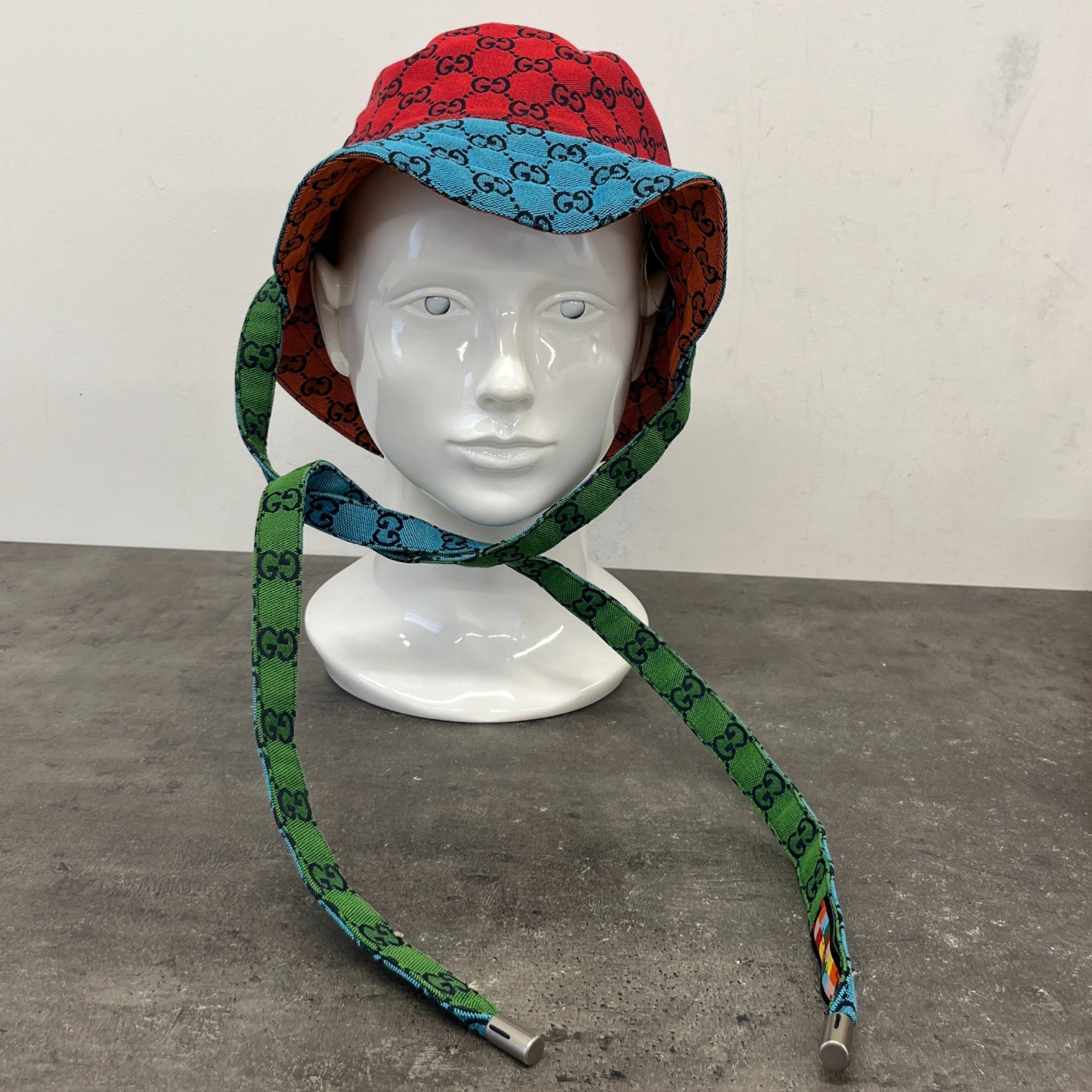 Men's Gg Supreme Reversible Bucket Hat Multi-Coloured