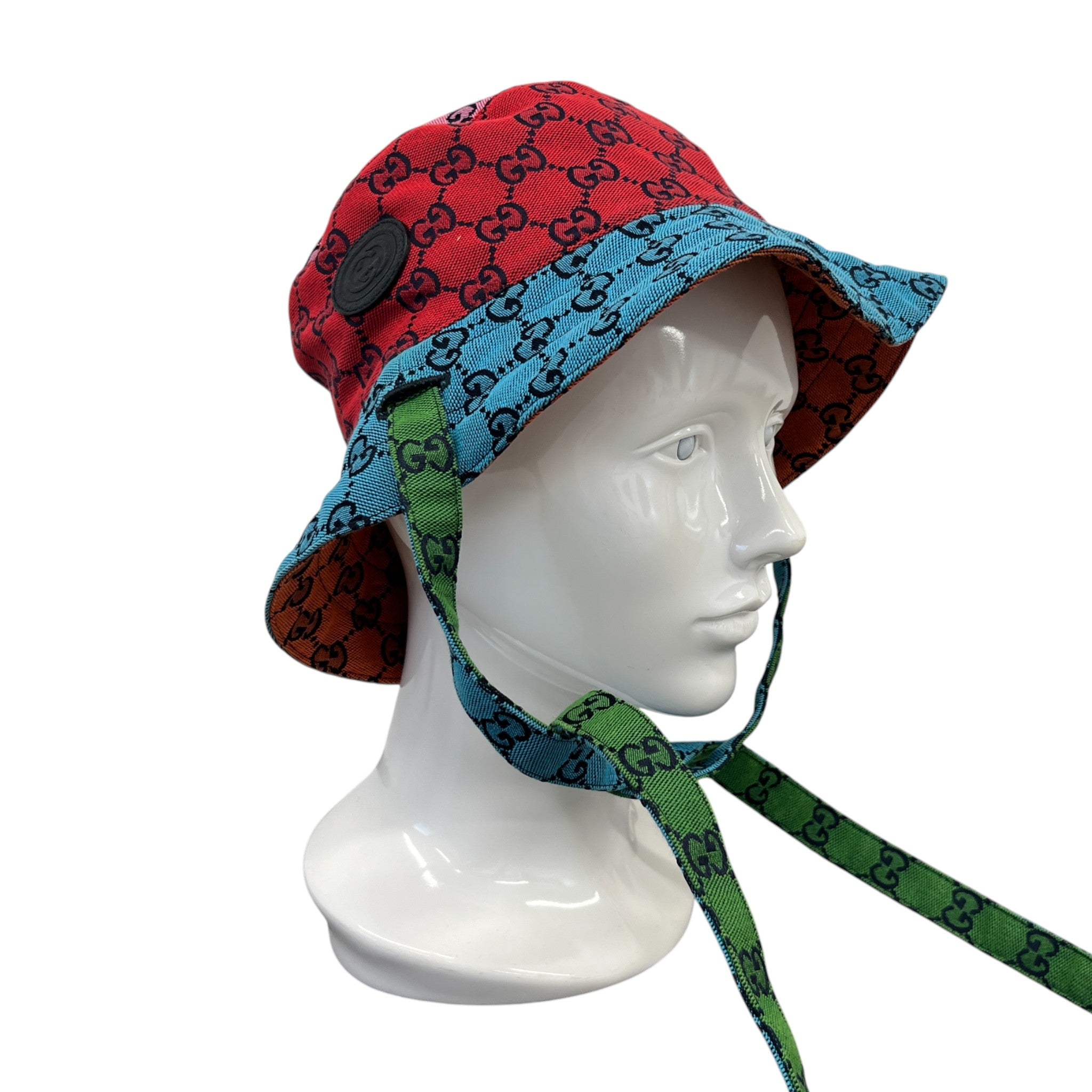 Men's Gg Supreme Reversible Bucket Hat Multi-Coloured