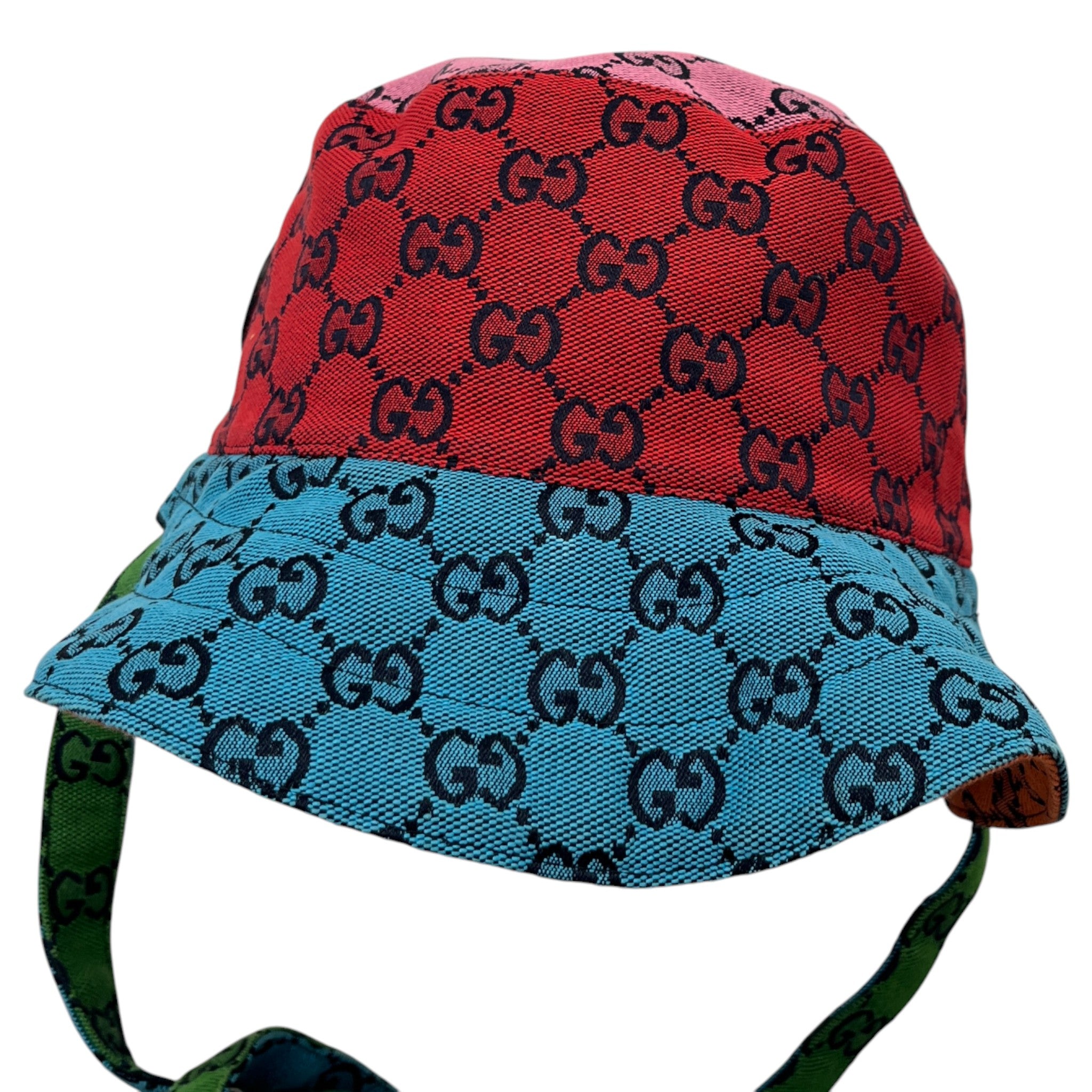 Men's Gg Supreme Reversible Bucket Hat Multi-Coloured
