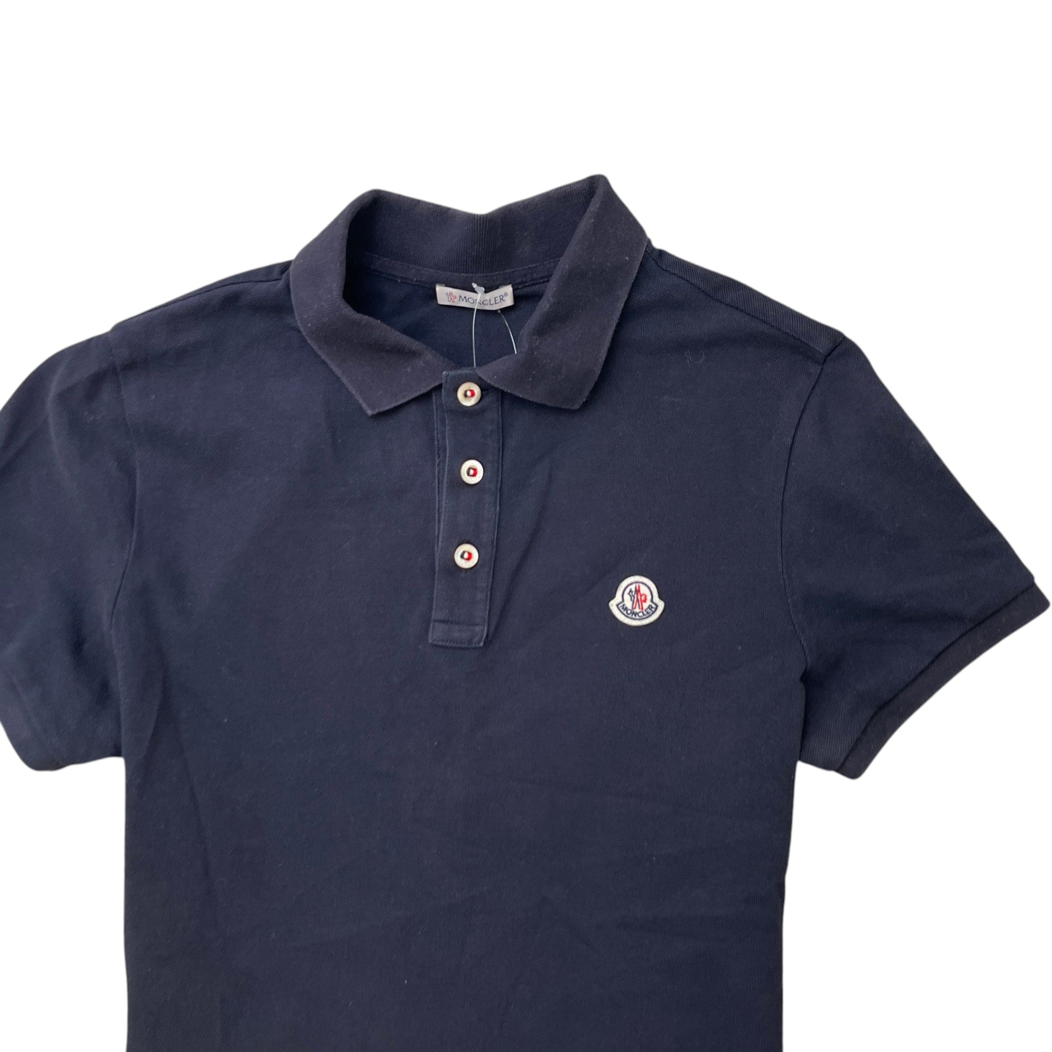 Men's Maglia Polo Shirt Navy Size M