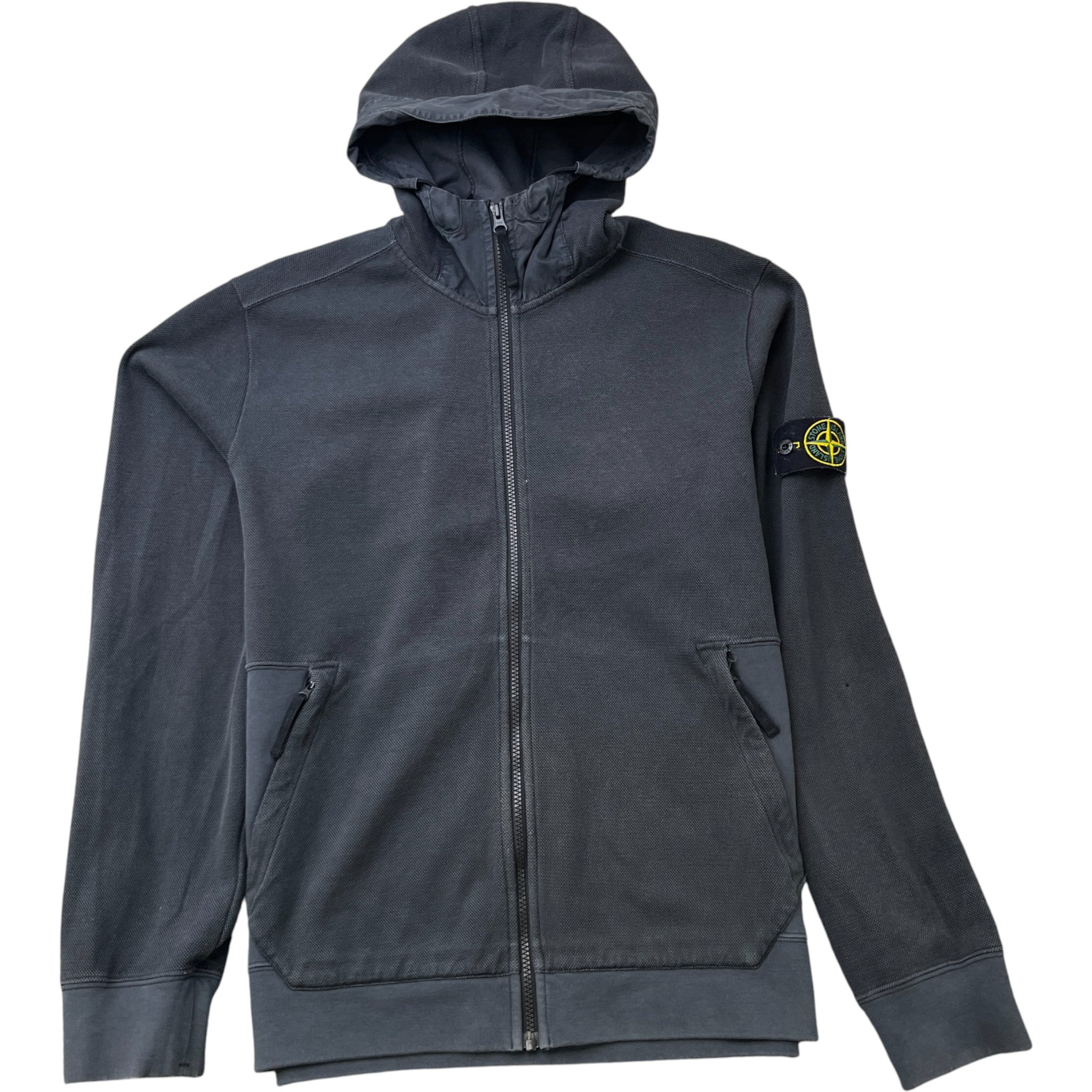 Men's Applique Logo Hoodie Navy Size XL