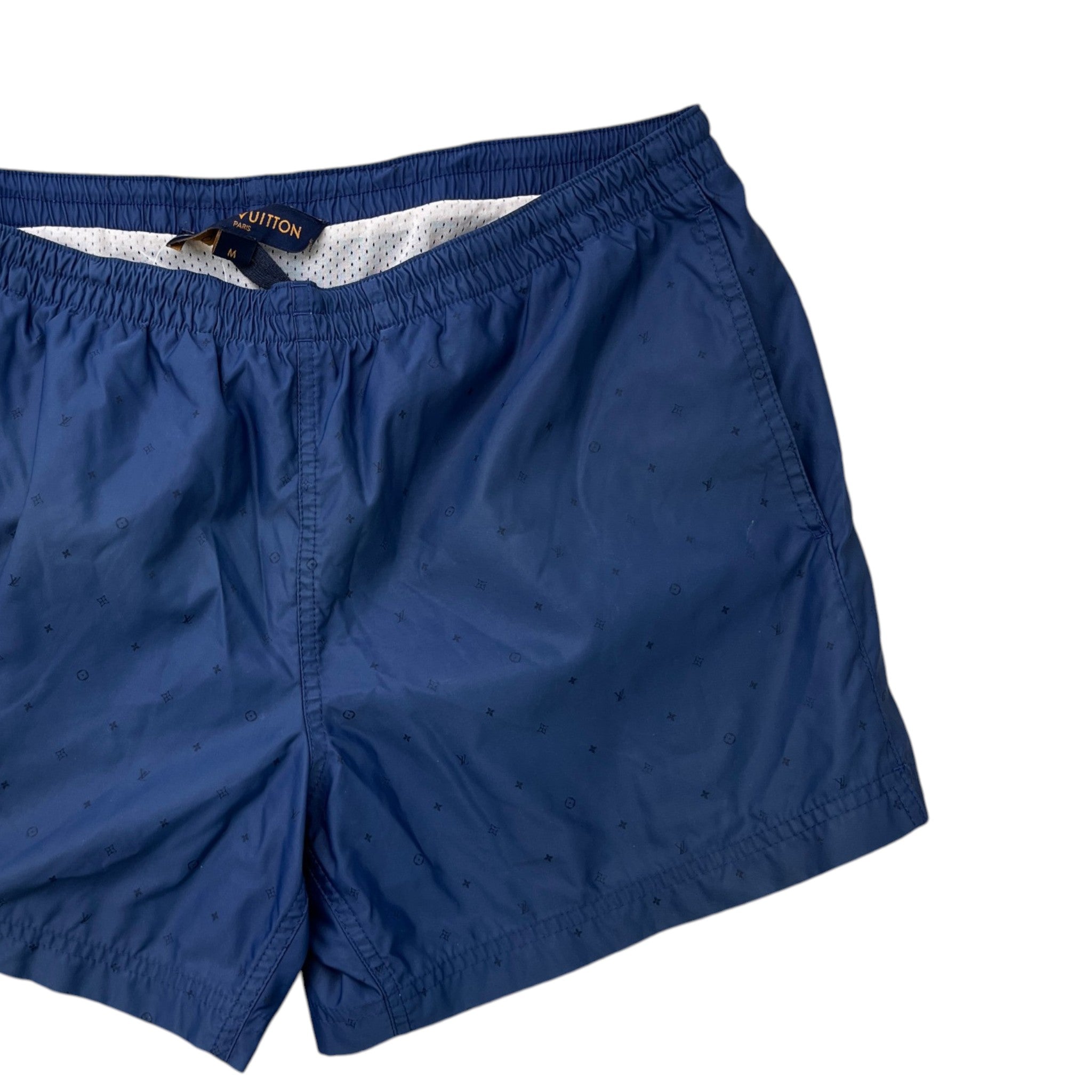 Men's Monogram Swim Shorts Navy Size M