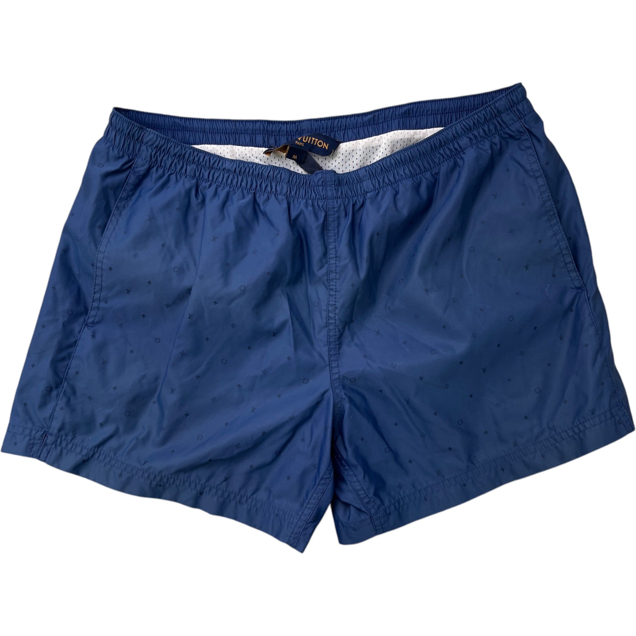 Men's Monogram Swim Shorts Navy Size M