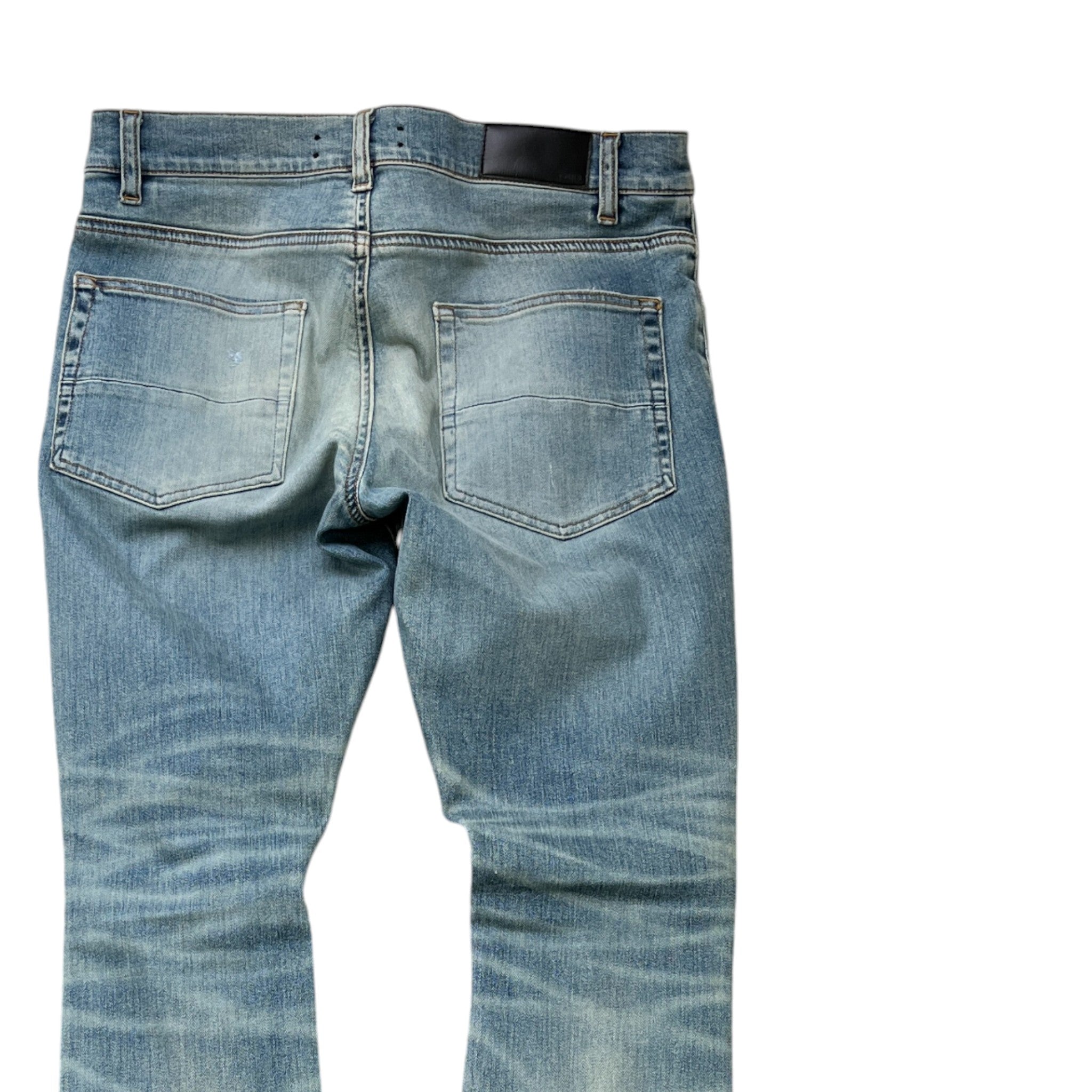 Men's Mx1 Distressed Jeans Blue Size Waist 34"