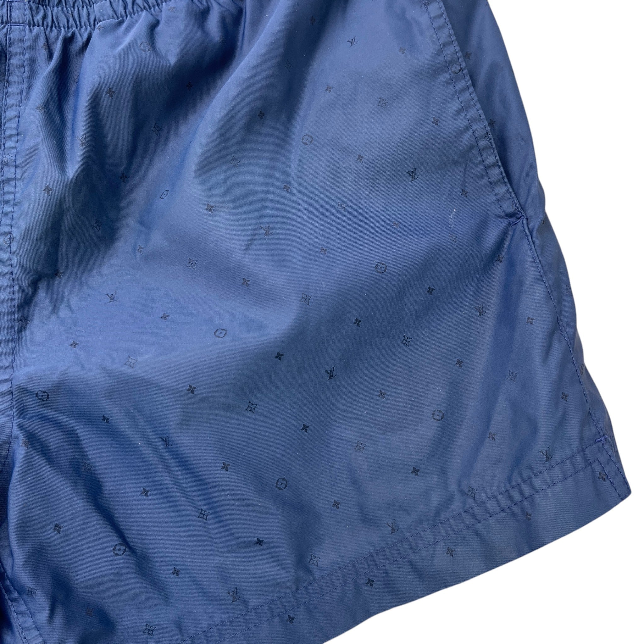 Men's Monogram Swim Shorts Navy Size M