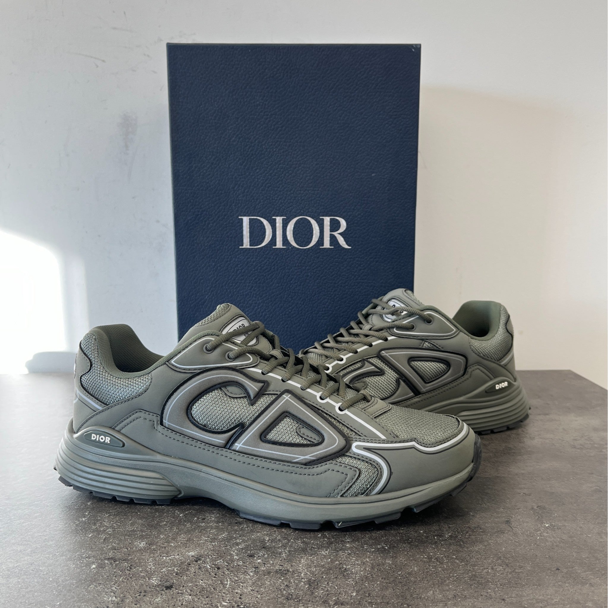 Men's B30 Low Trainers Khaki Size EU 46 / UK 12