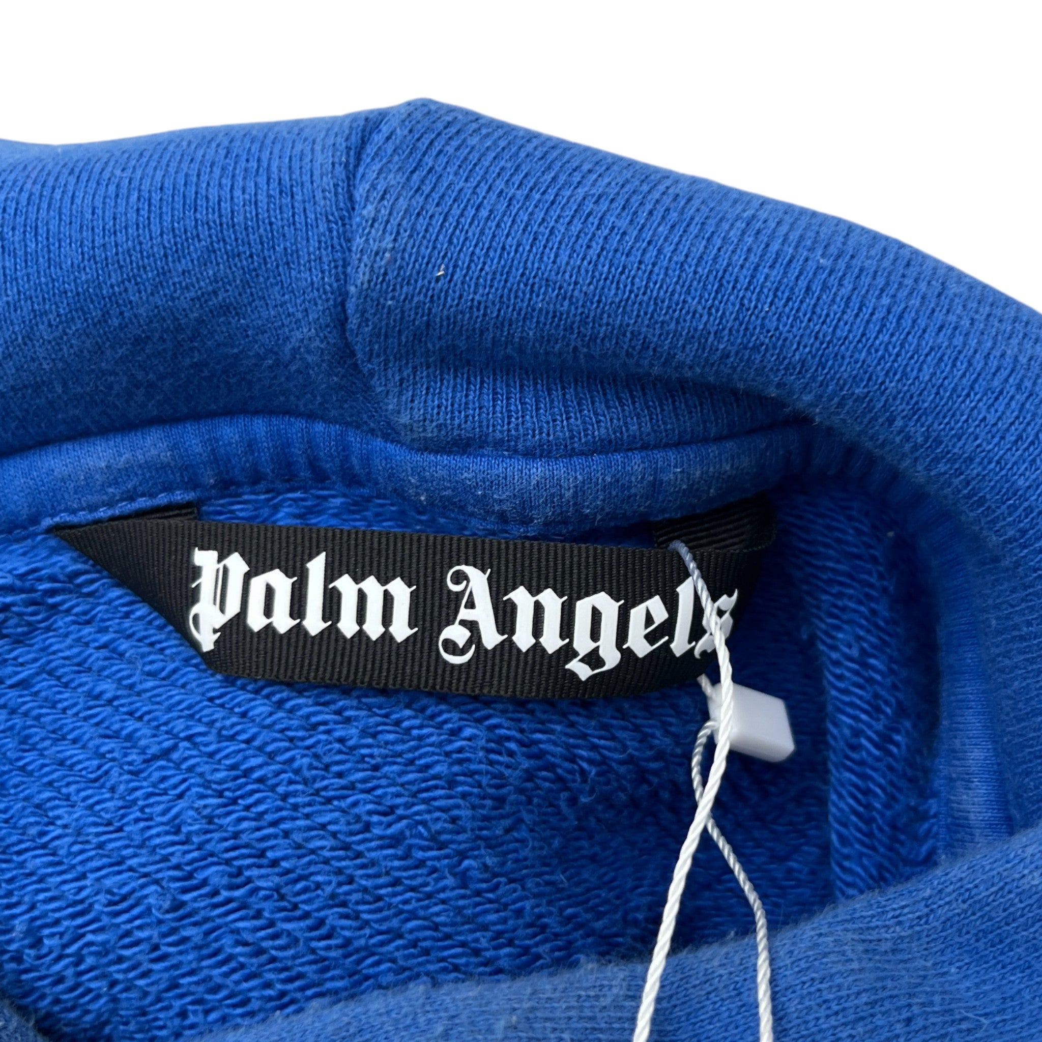 Men's Shark Logo Hoodie Blue Size M