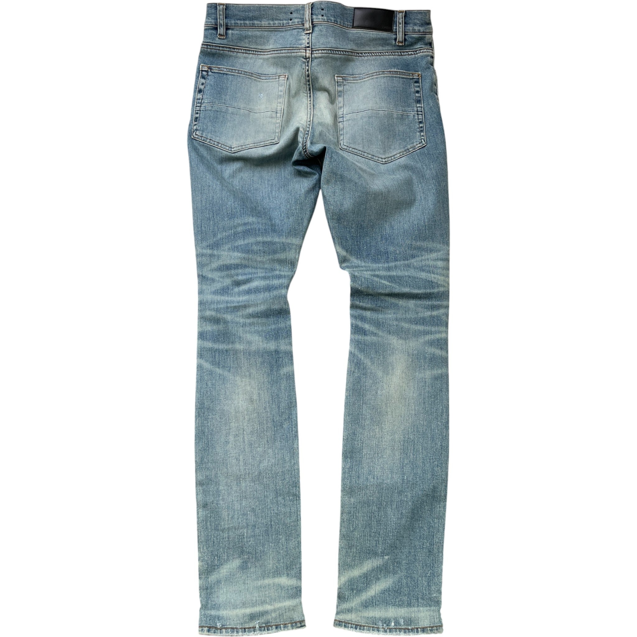 Men's Mx1 Distressed Jeans Blue Size Waist 34"