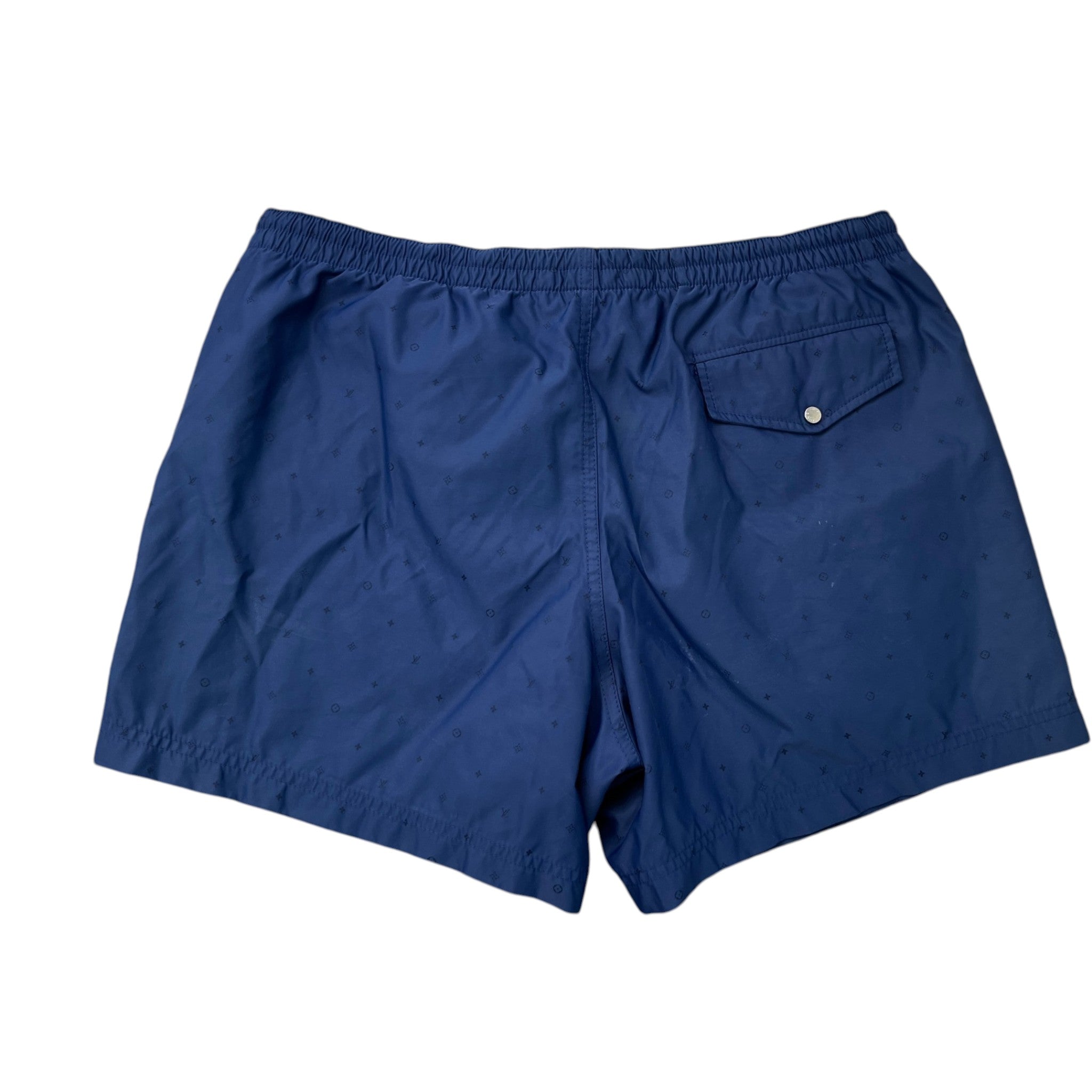 Men's Monogram Swim Shorts Navy Size M