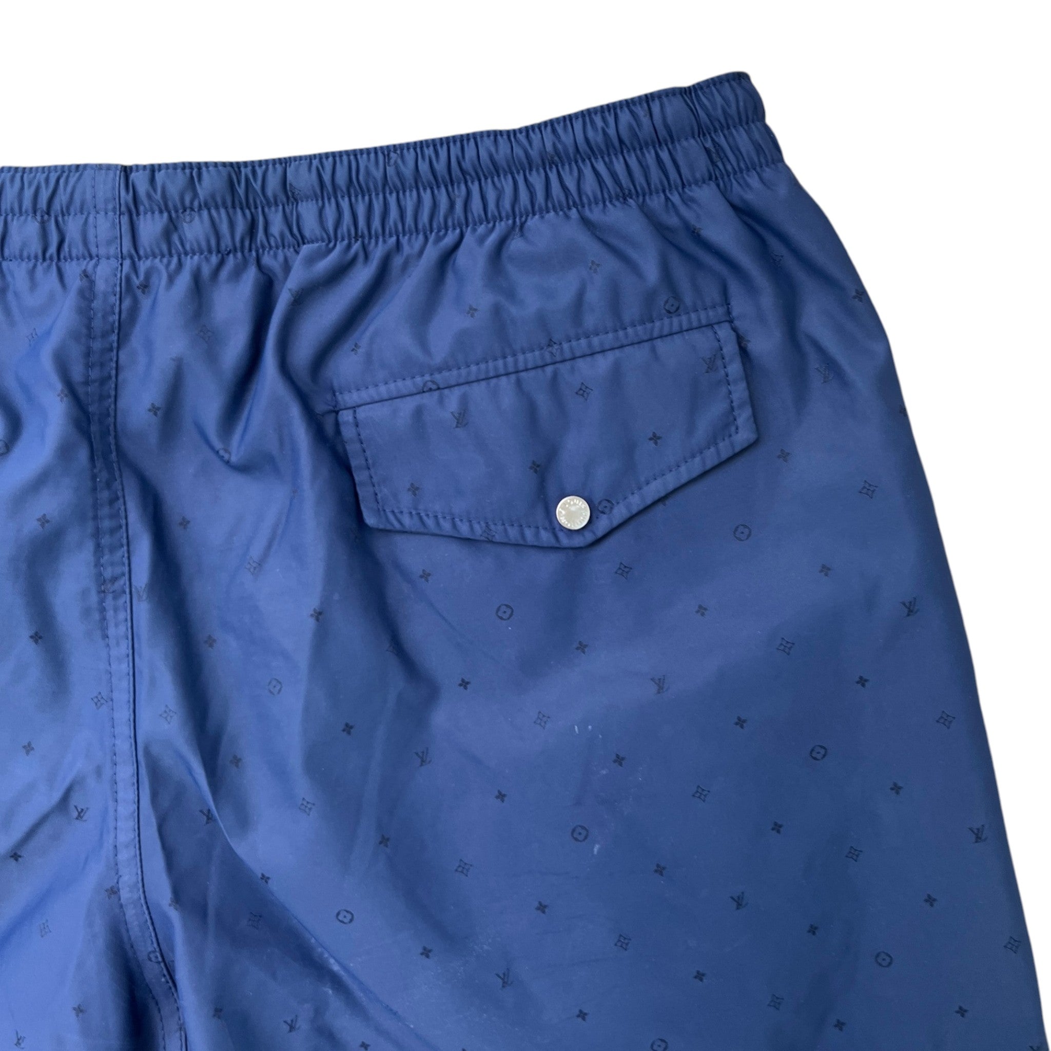 Men's Monogram Swim Shorts Navy Size M