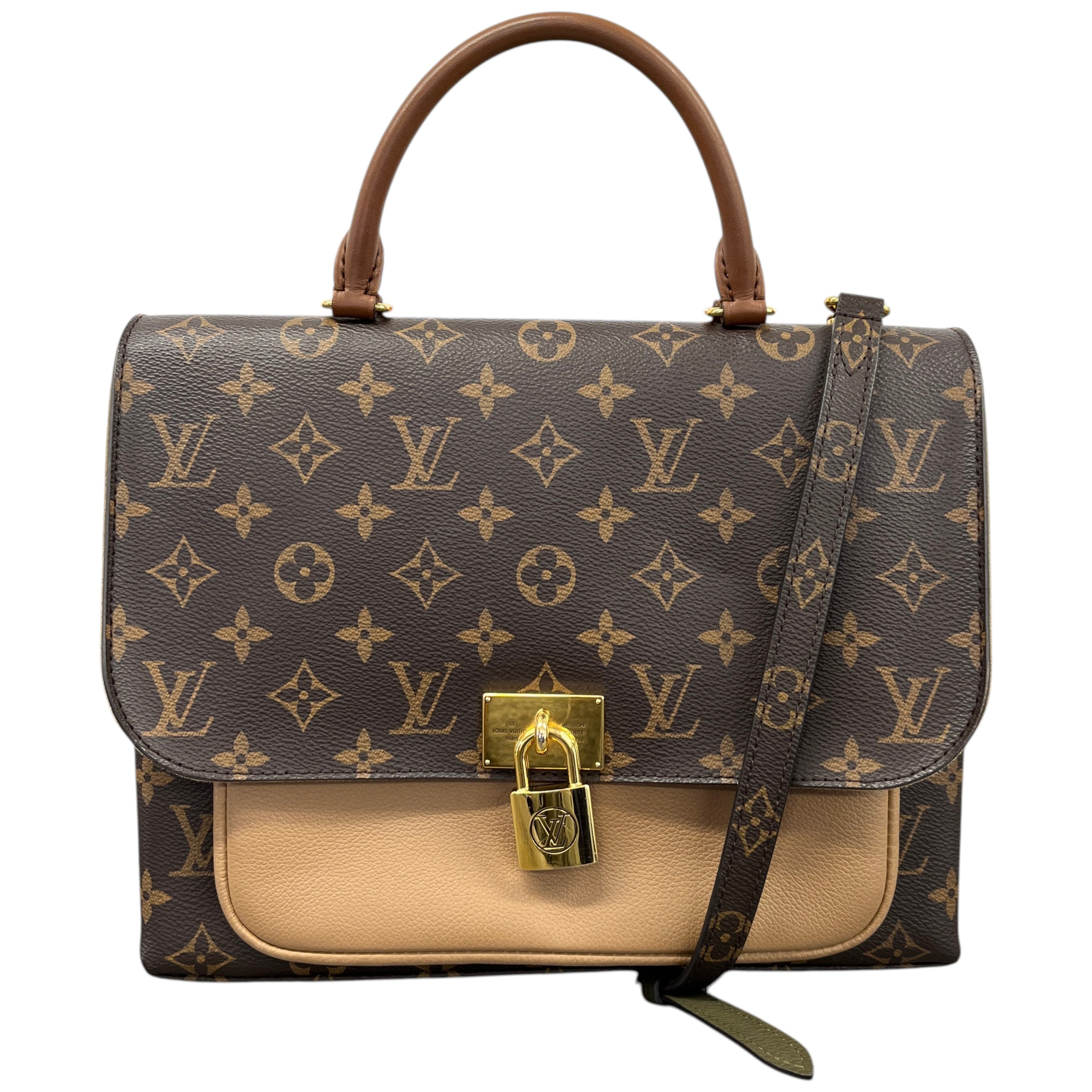 Women's Marignan Monogram Sesame Tote Bag Brown