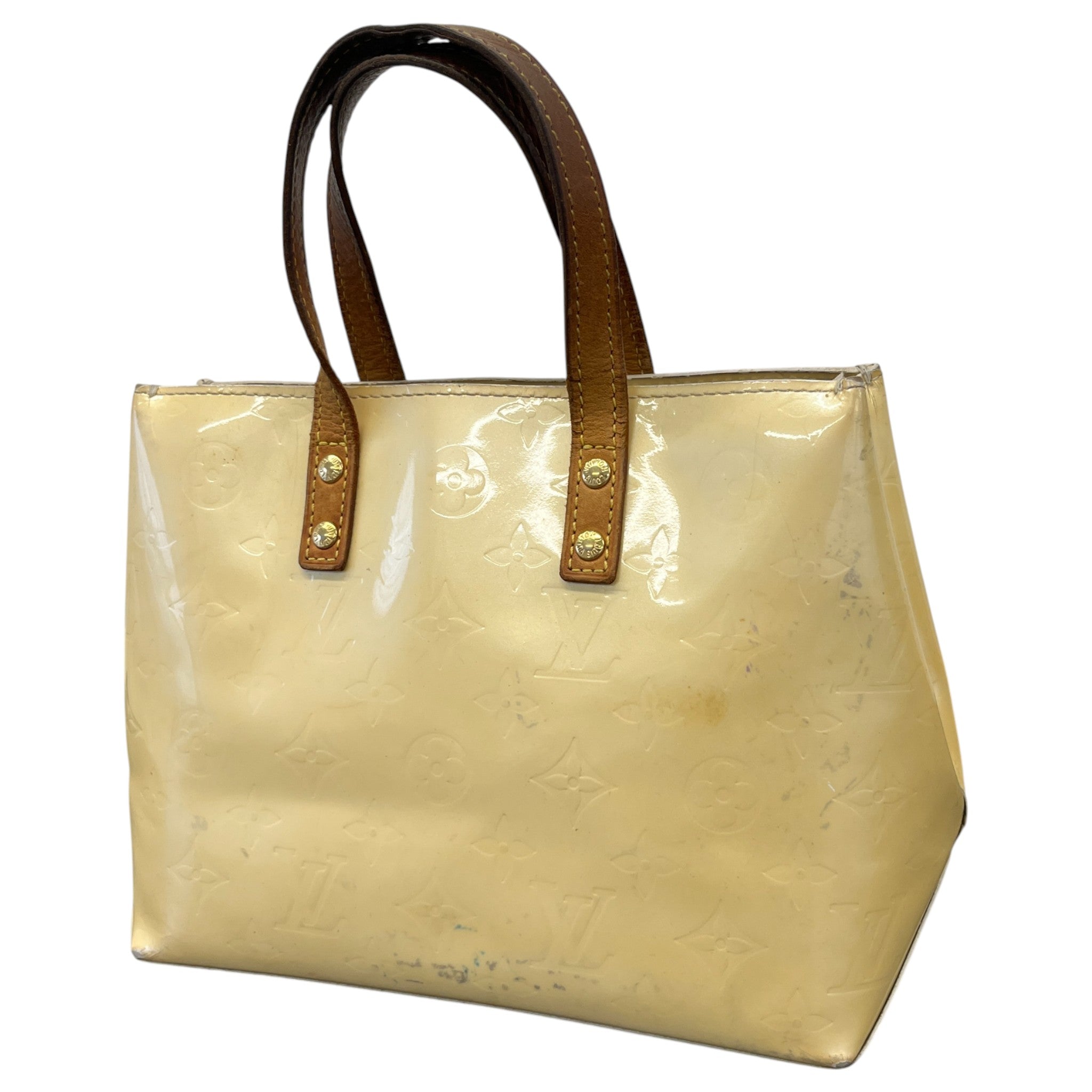 Women's Monogram Vernis Reade Pm Handbag Beige