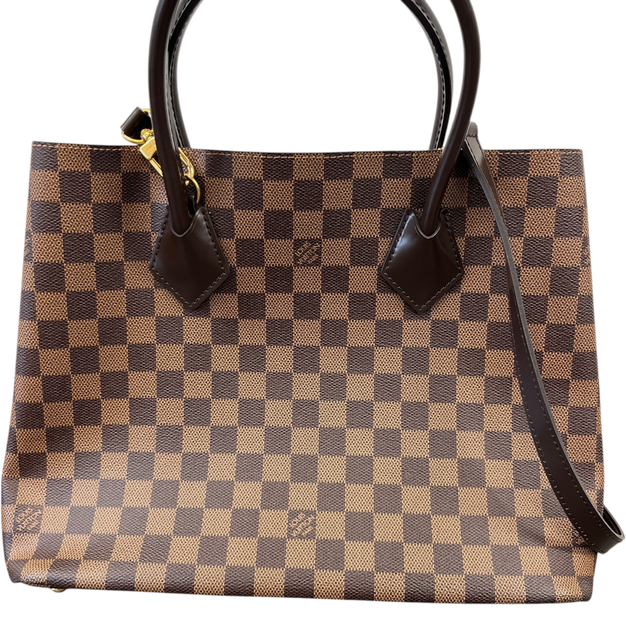 Women's Damier Ebene Kensington Handbag Brown