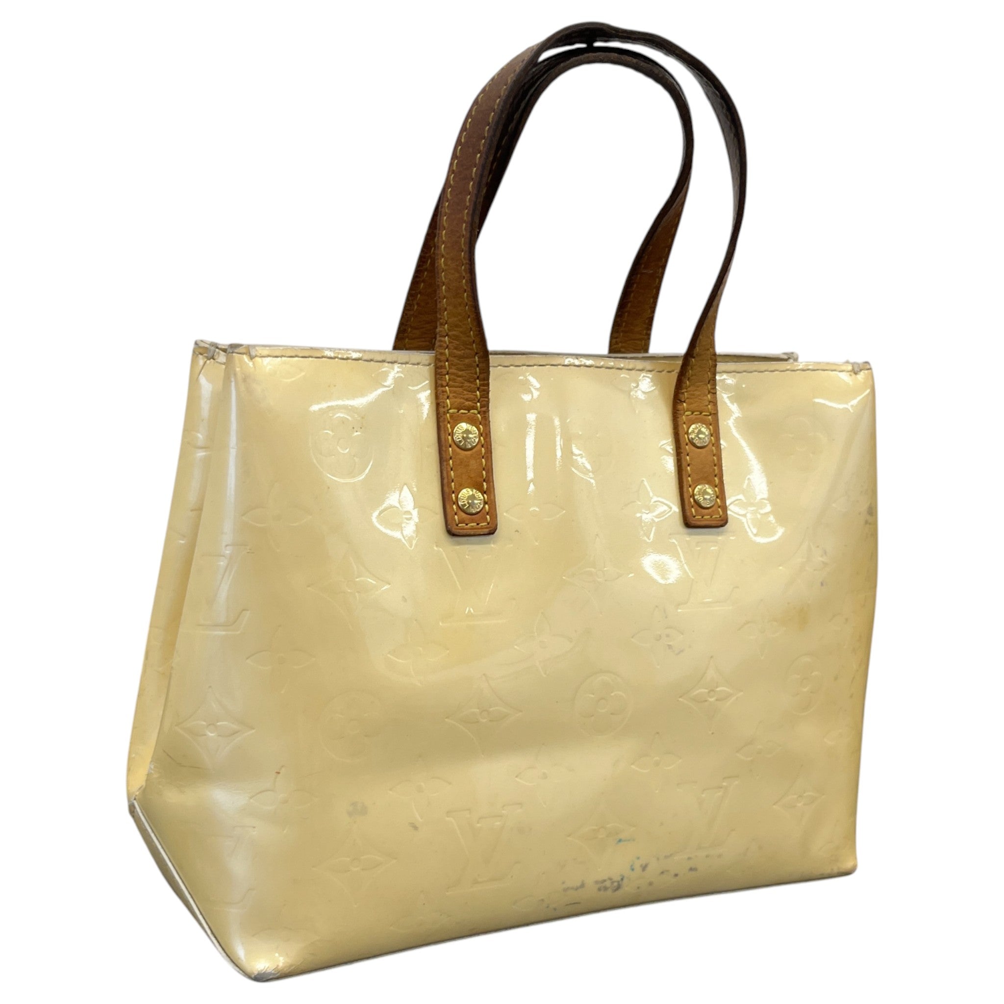 Women's Monogram Vernis Reade Pm Handbag Beige