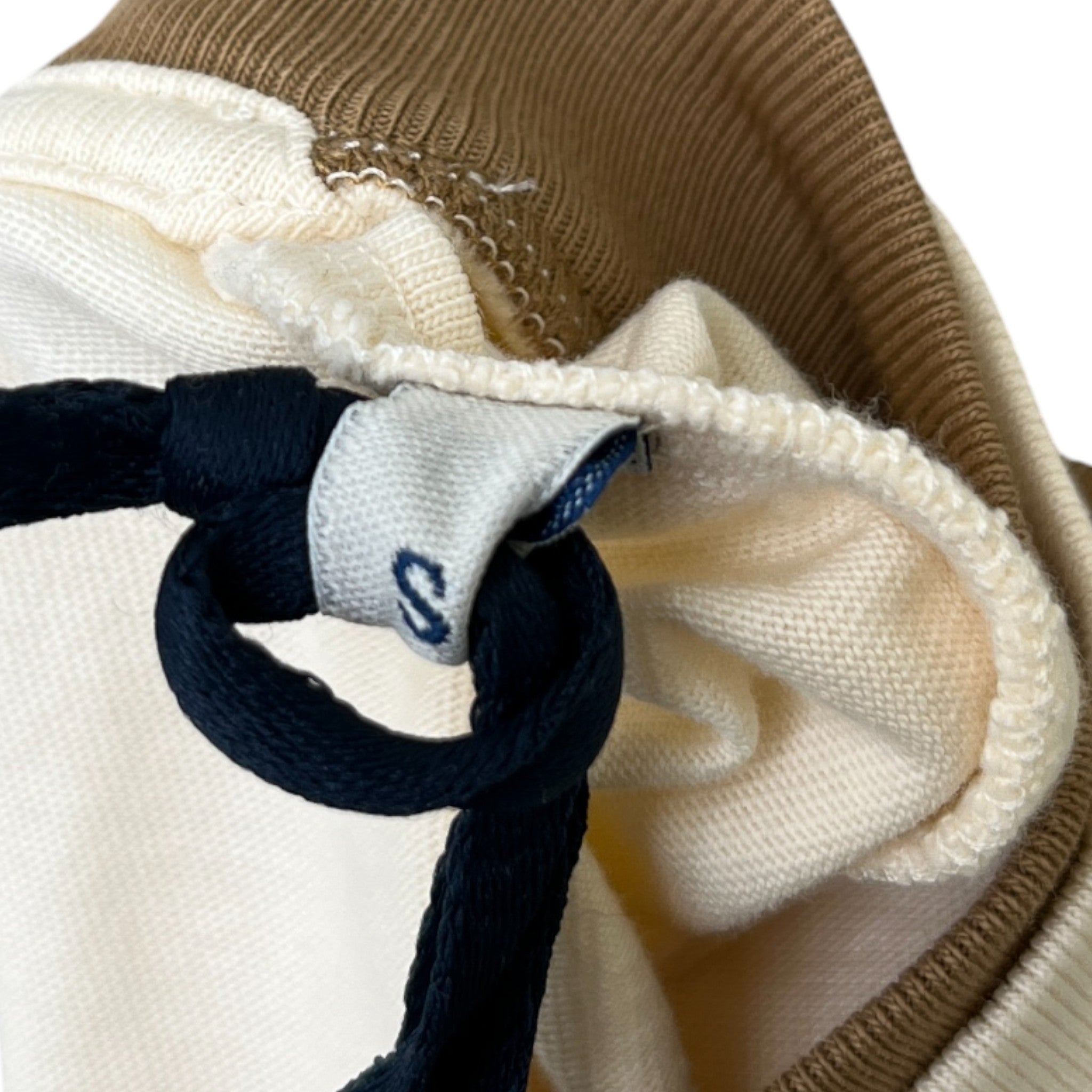 Men's Ss Logo T-Shirt Cream Size S