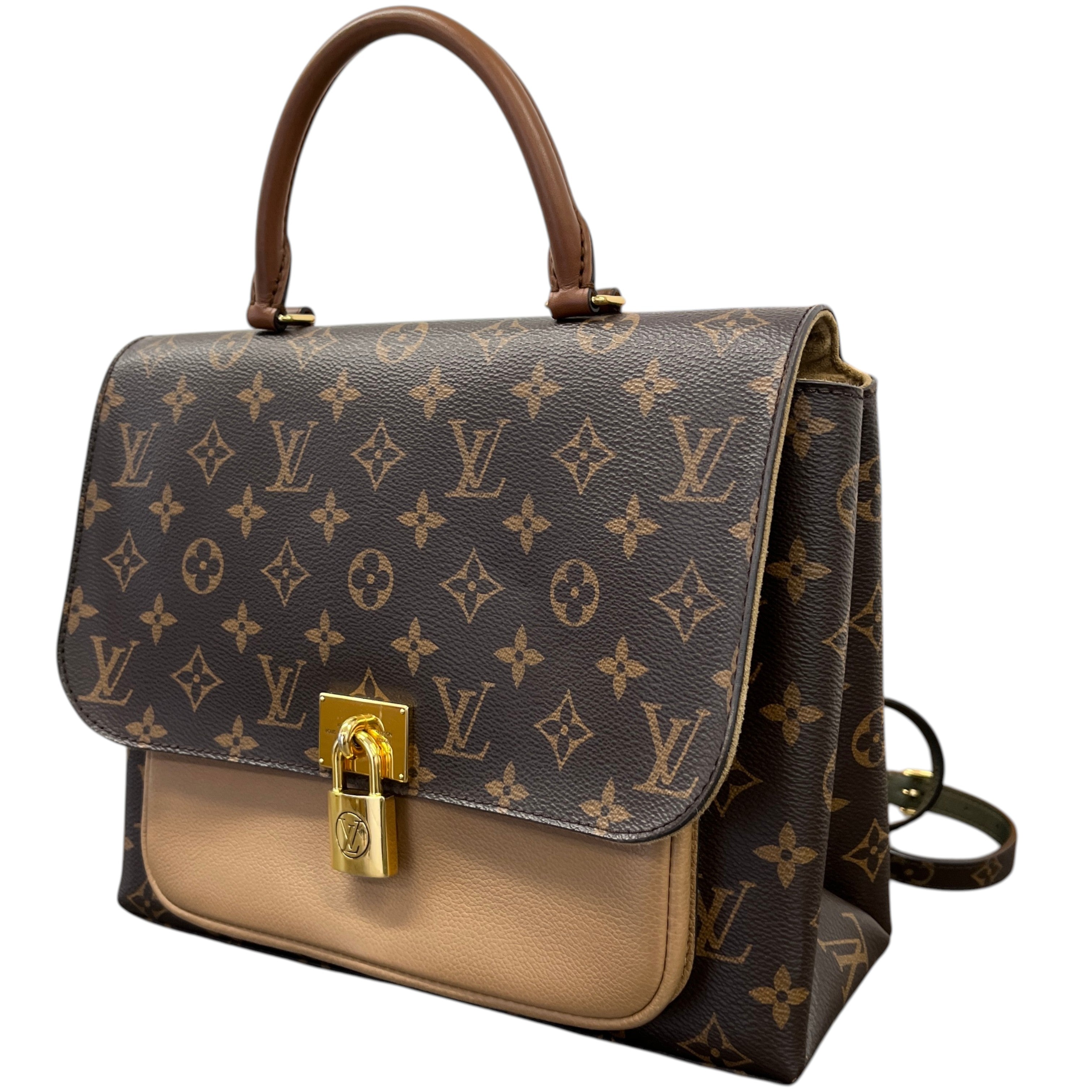 Women's Marignan Monogram Sesame Tote Bag Brown