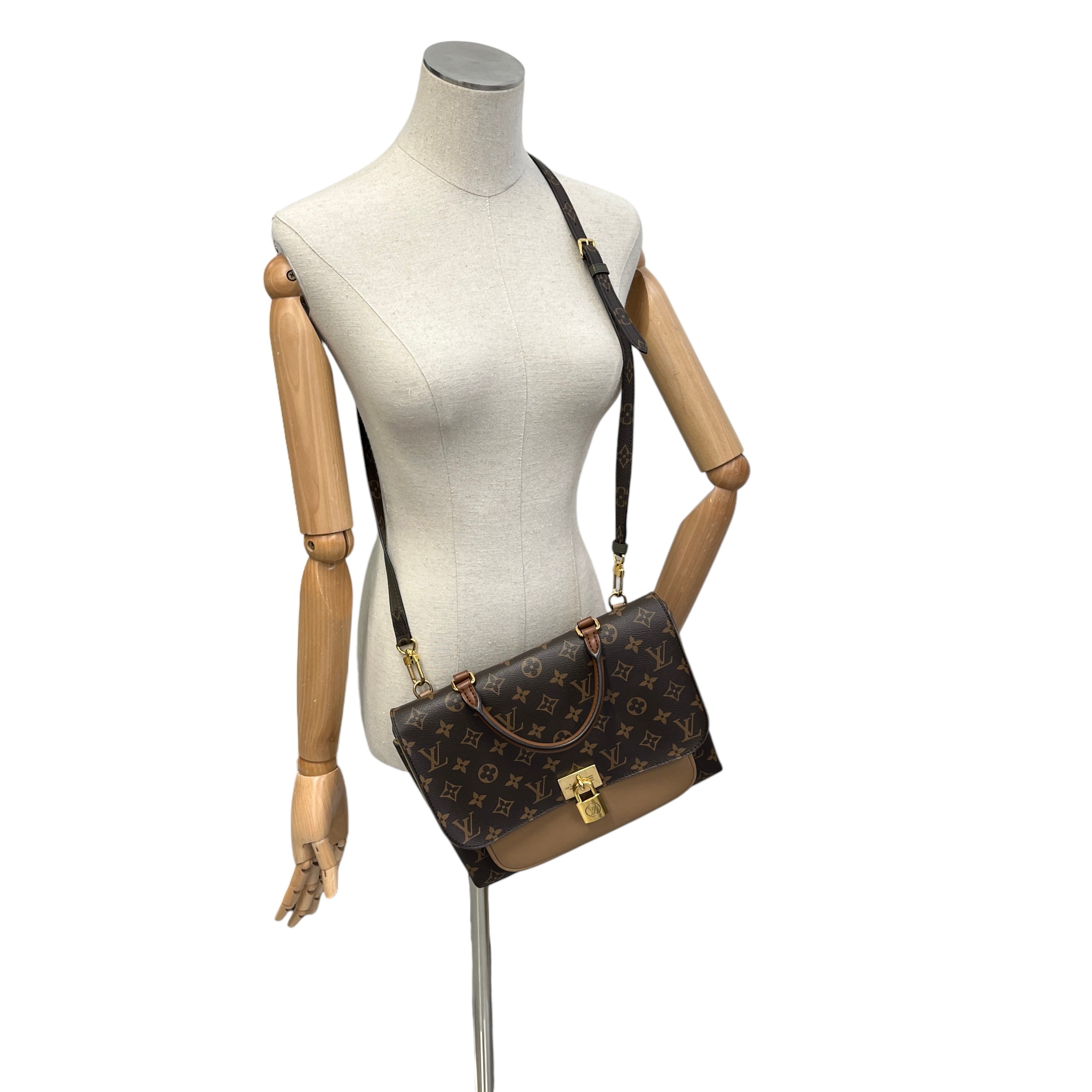 Women's Marignan Monogram Sesame Tote Bag Brown