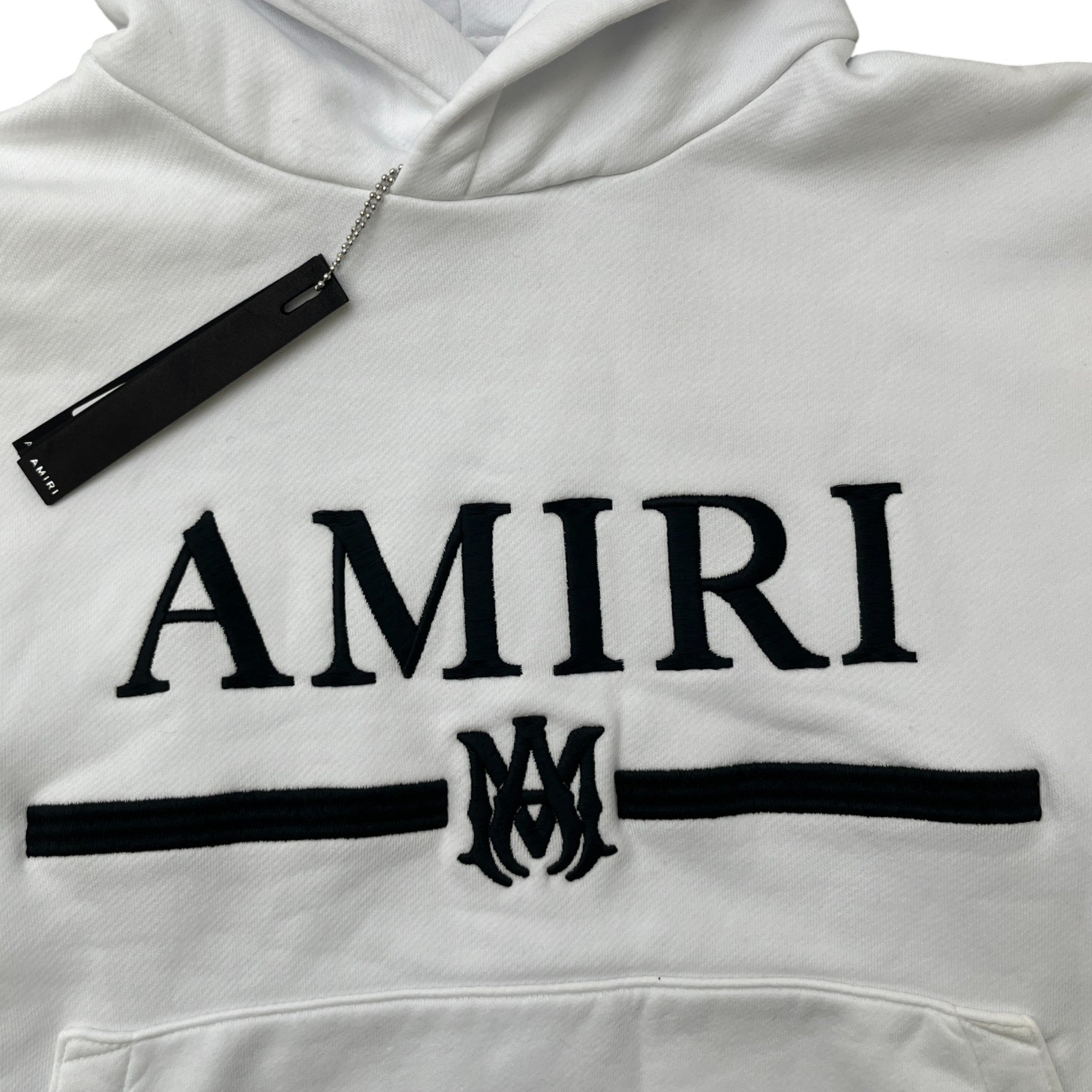 Men's Ma Bar Logo Hoodie White Size XL