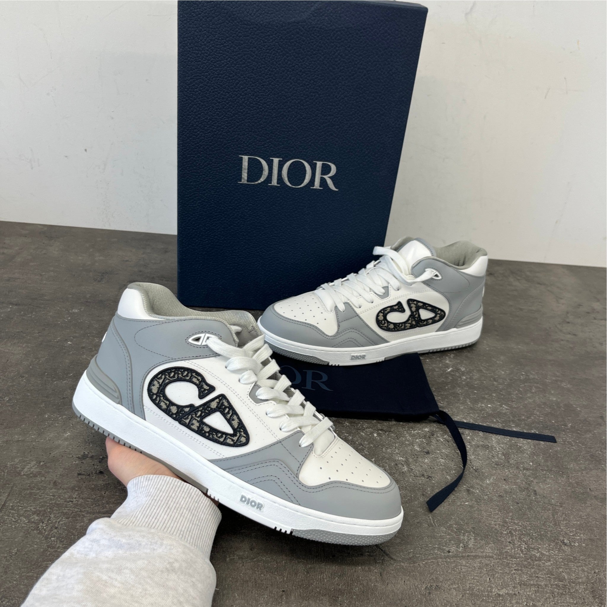 Men's B57 Low Trainers Grey Size EU 43 / UK 9