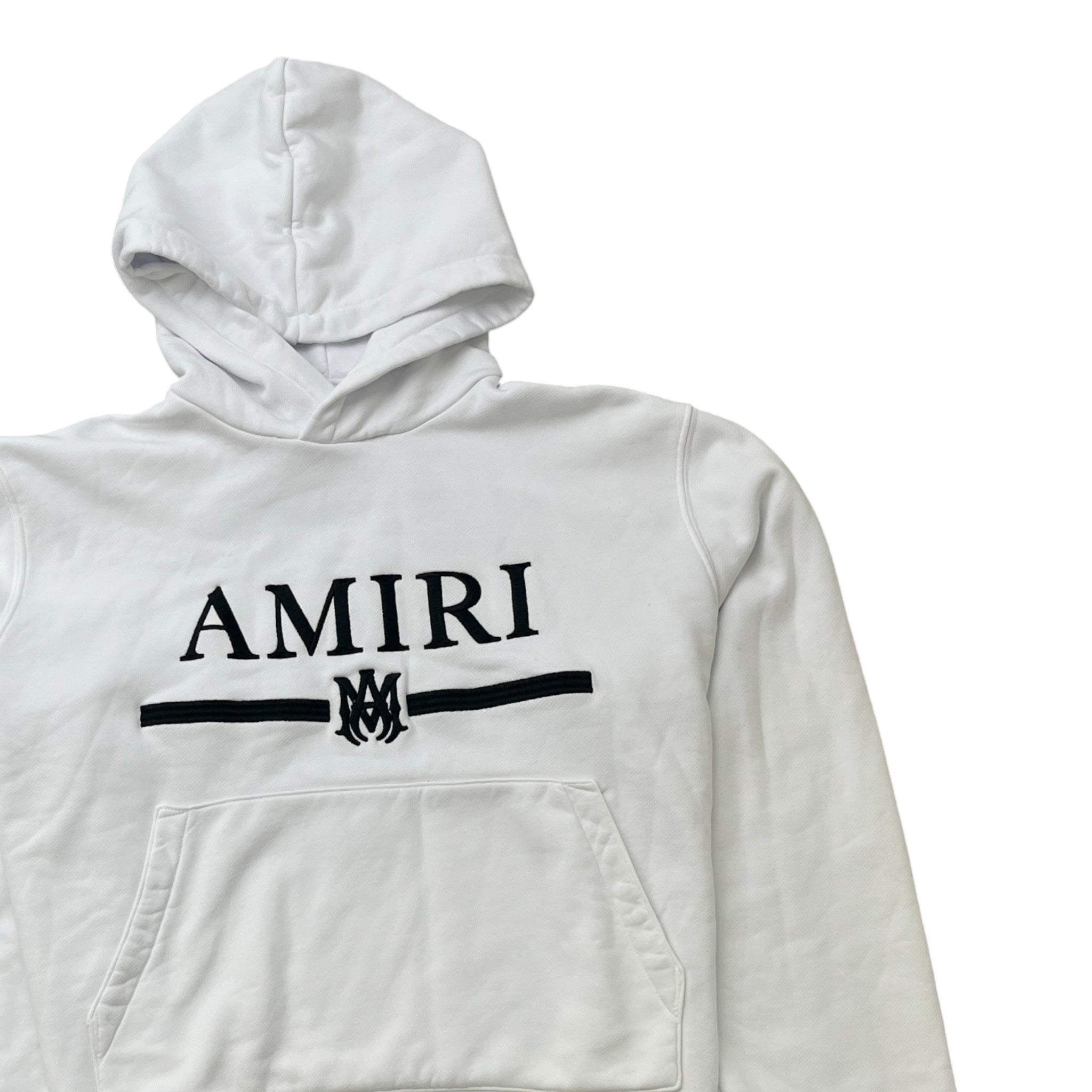 Men's Ma Bar Logo Hoodie White Size XL