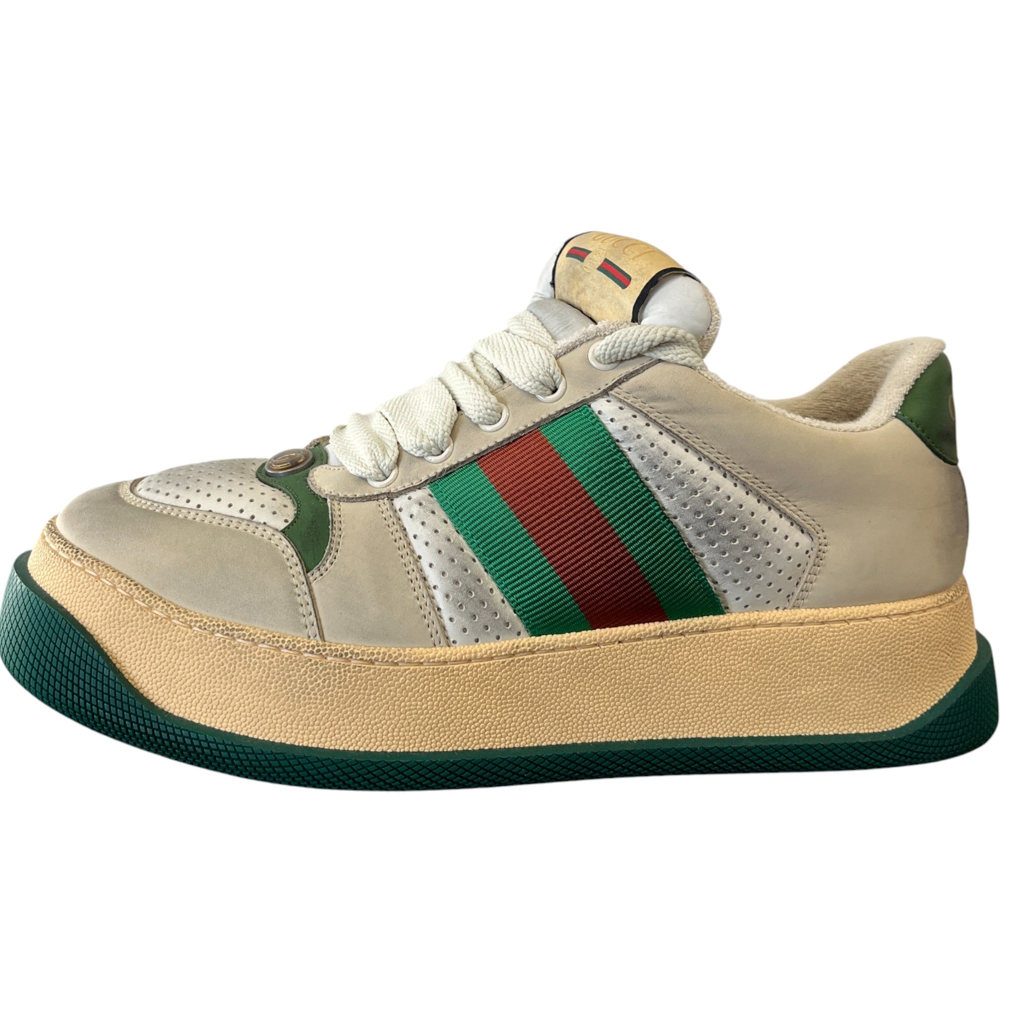 Men's Screener Web Low Trainers Beige Size EU 41.5 / UK 7.5