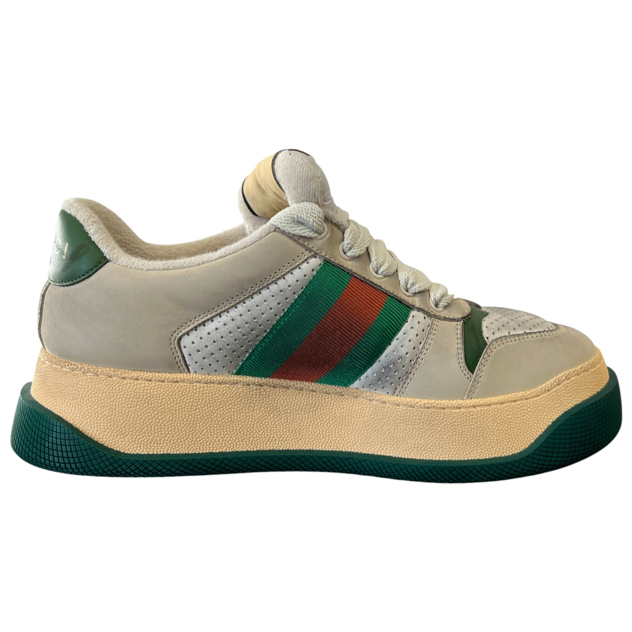 Men's Screener Web Low Trainers Beige Size EU 41.5 / UK 7.5