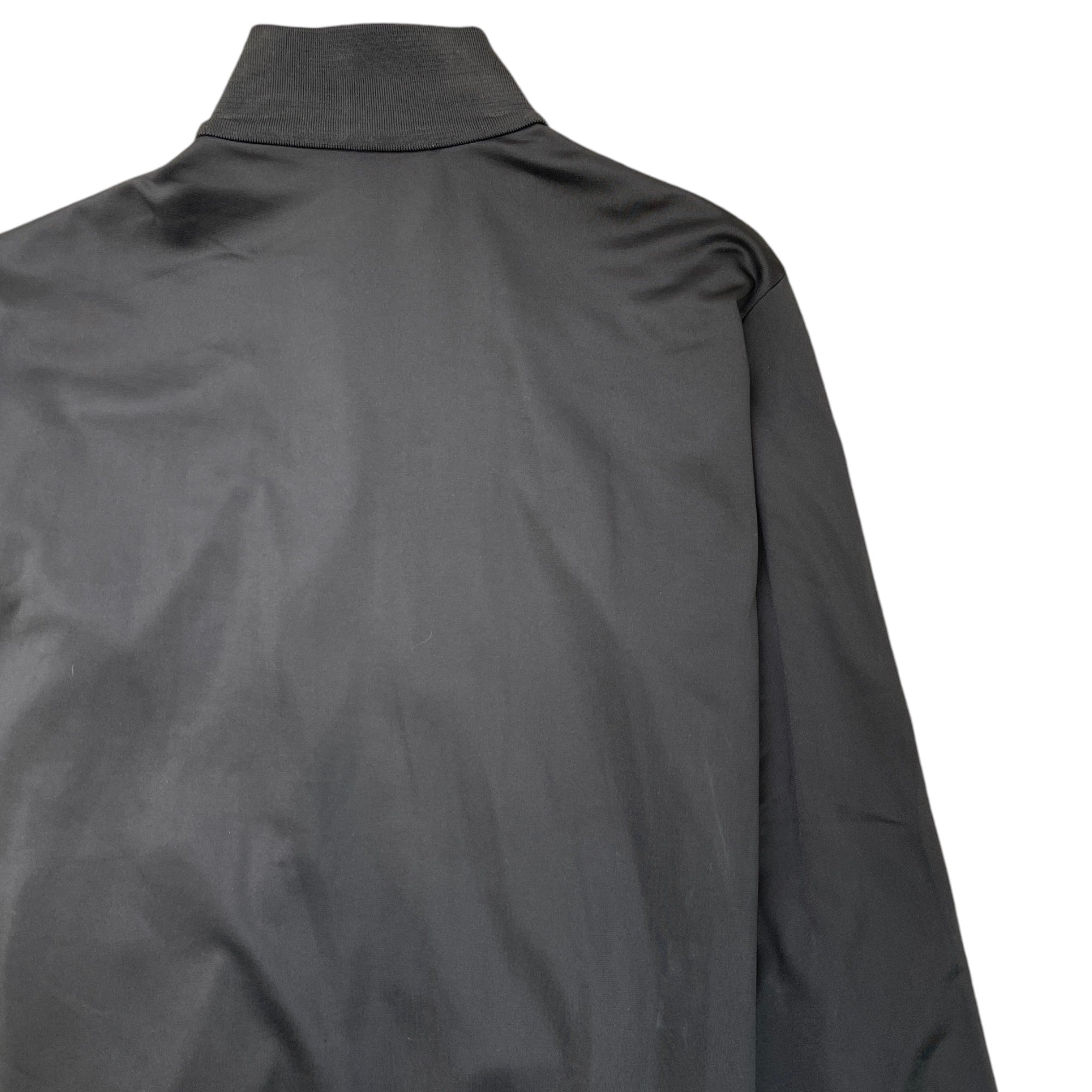 Men's Tape Logo Track Jacket Black Size XXL