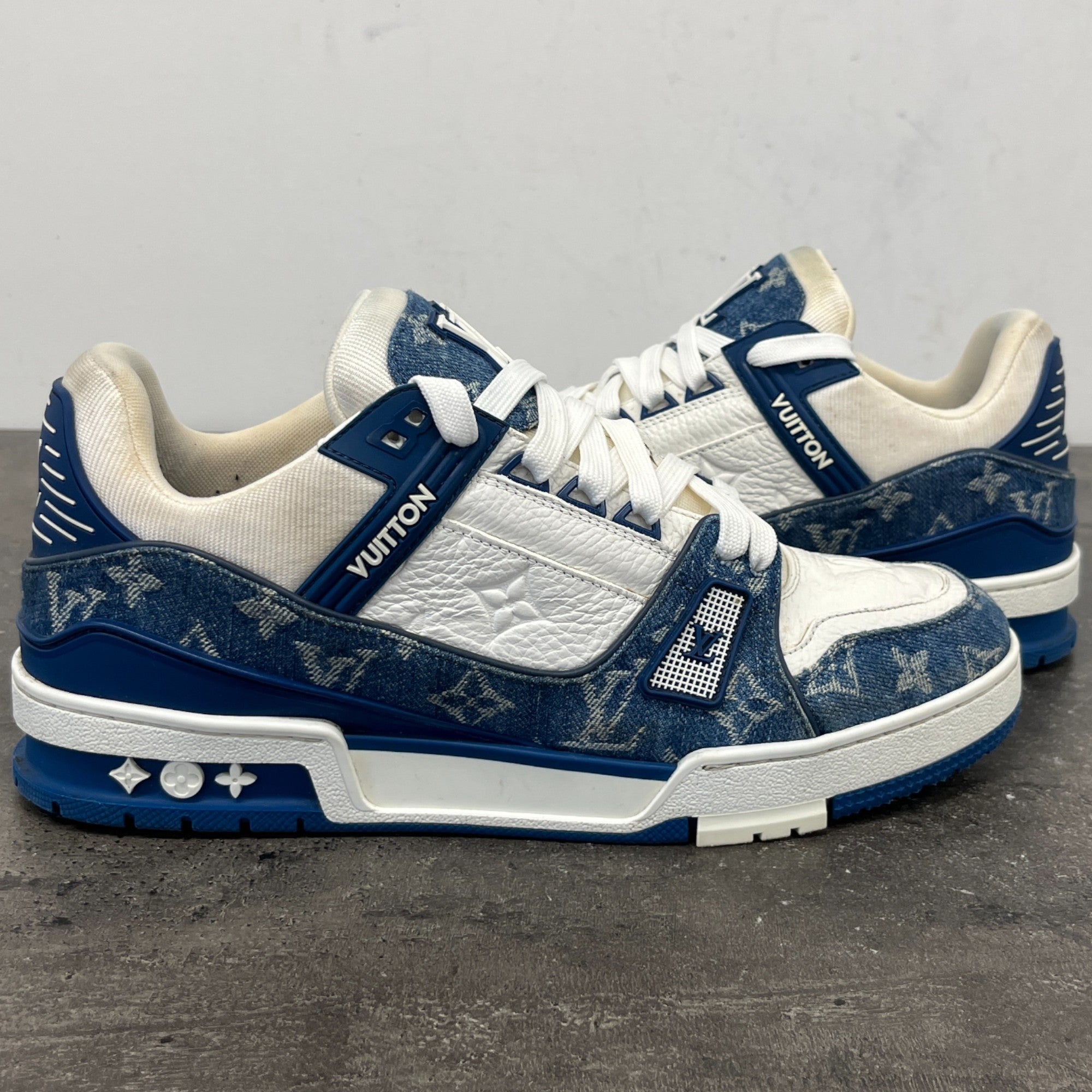 Men's Lv Low Trainers White Size EU 42.5 / UK 8.5