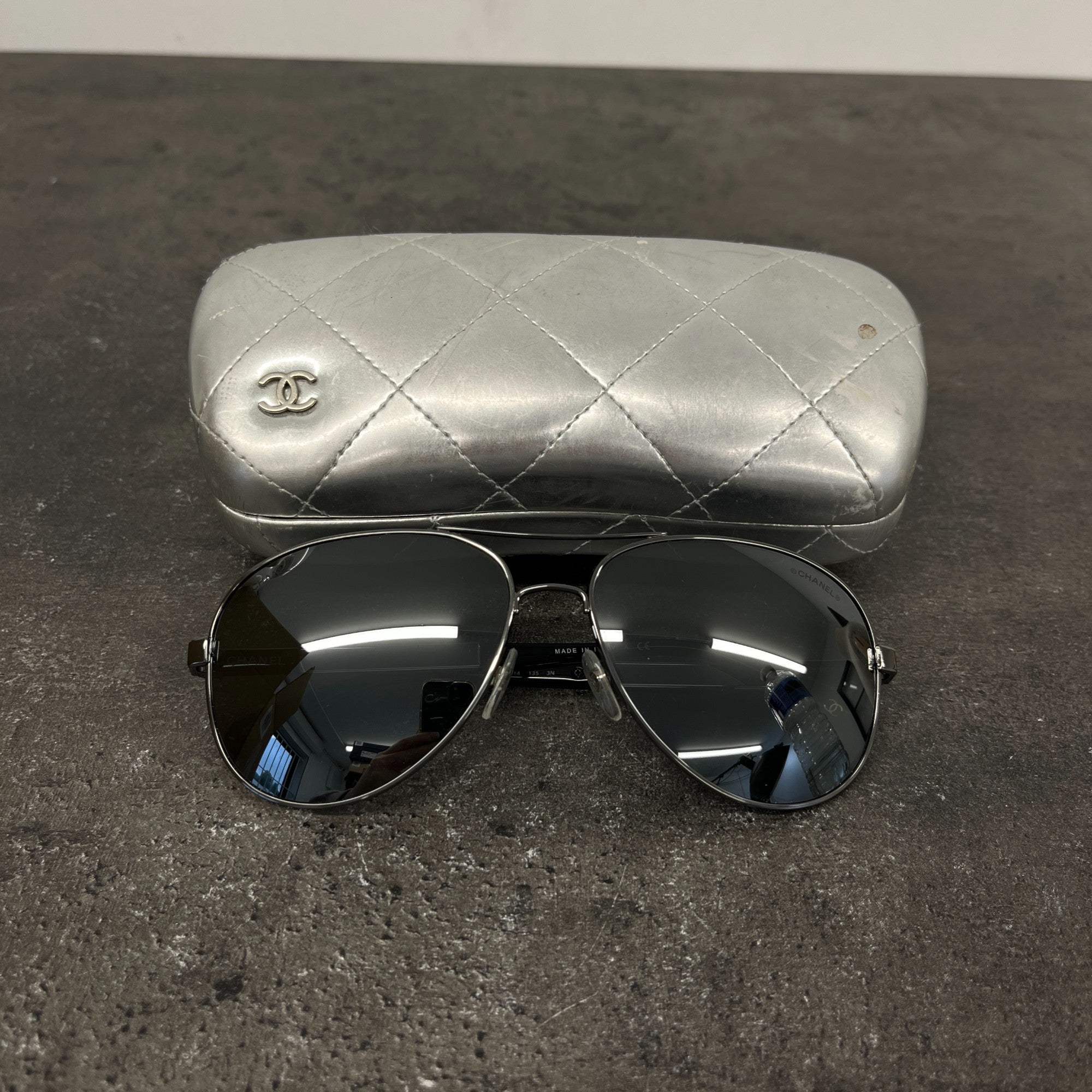 Women's C108/4D Sunglasses Silver
