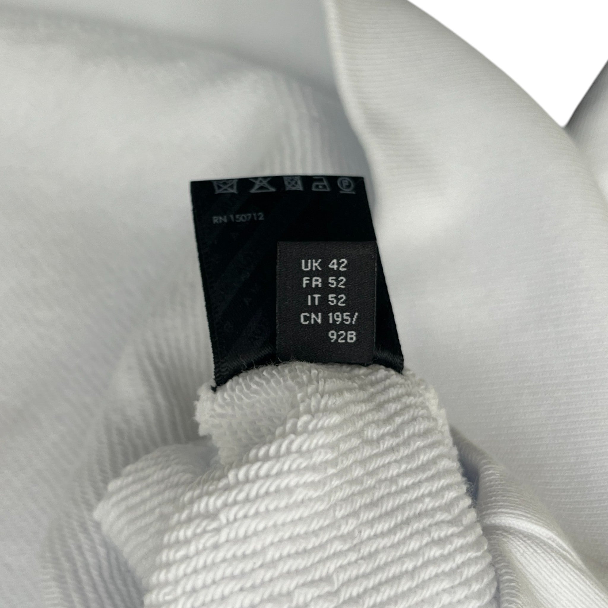 Men's Ma Bar Logo Hoodie White Size XL