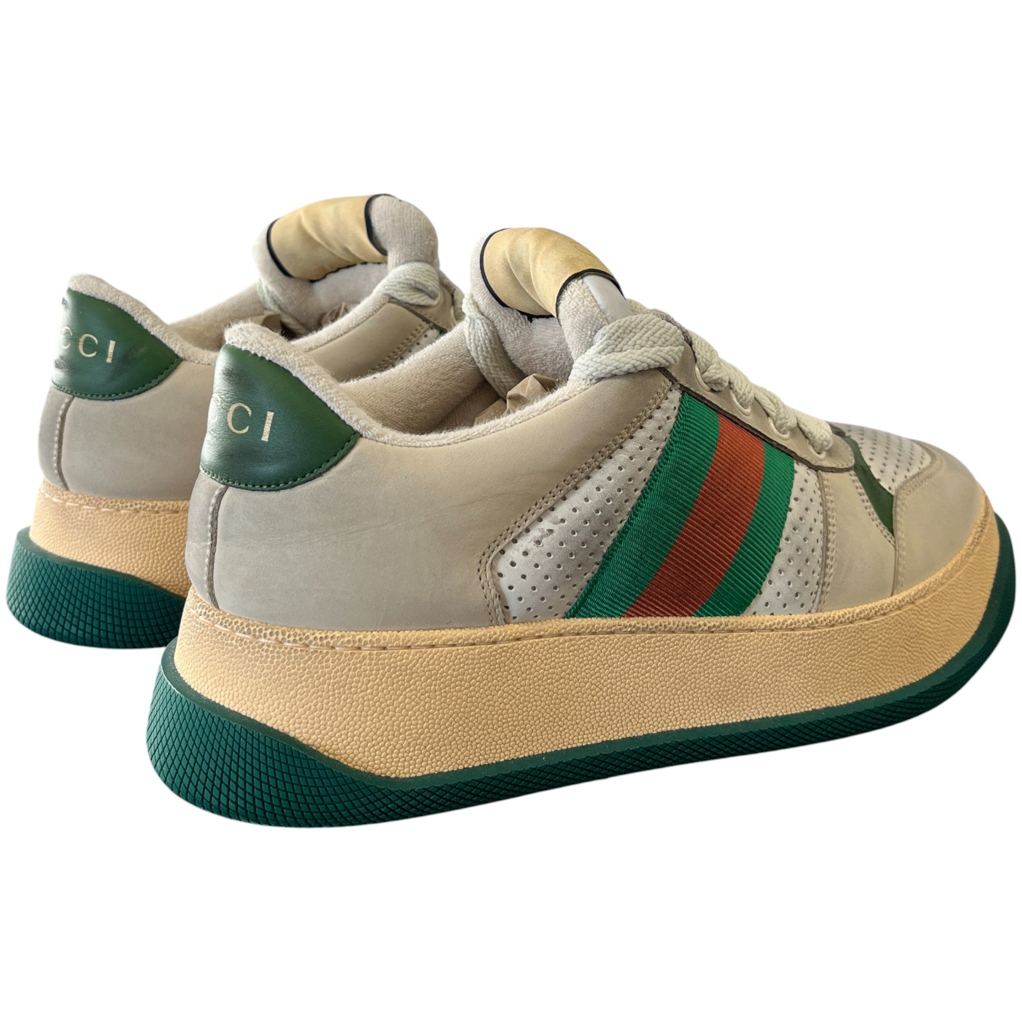 Men's Screener Web Low Trainers Beige Size EU 41.5 / UK 7.5