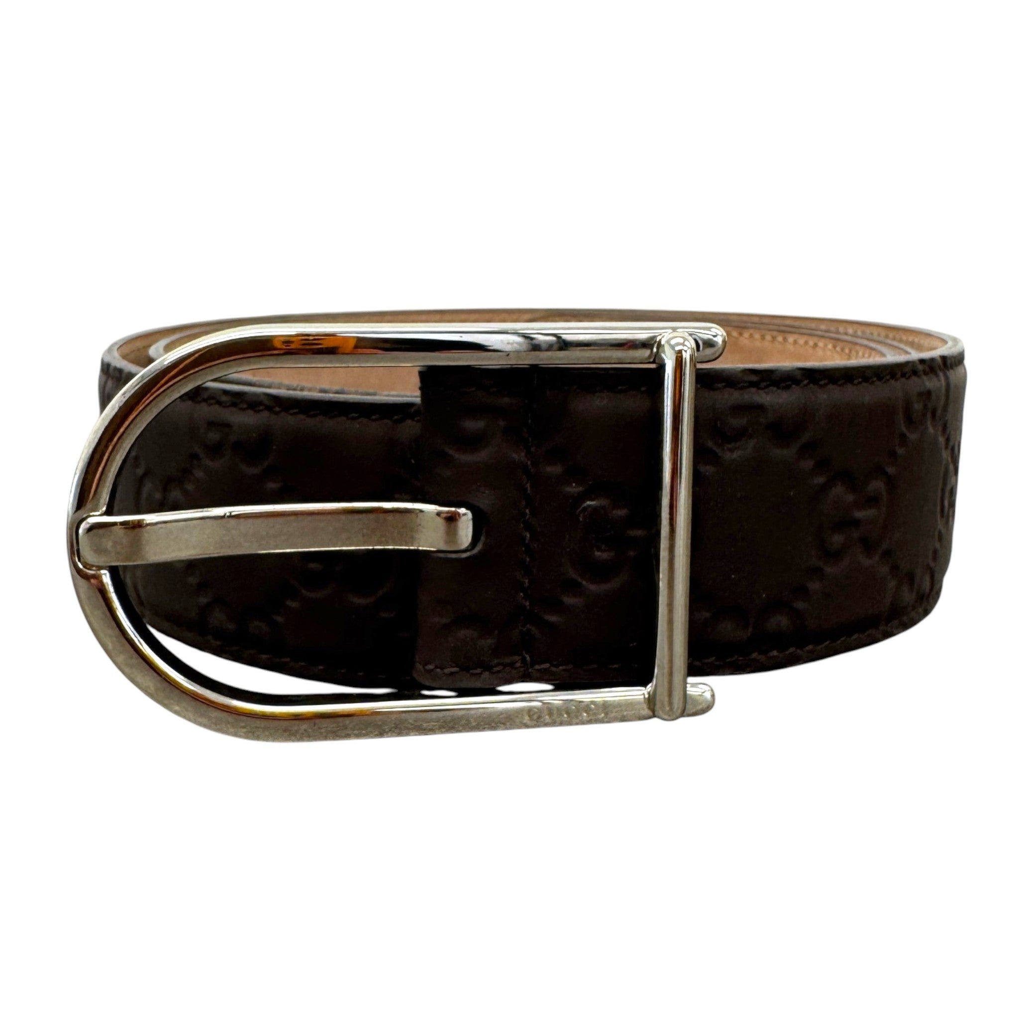 Men's Gg Supreme Belt Brown Size Waist 38"