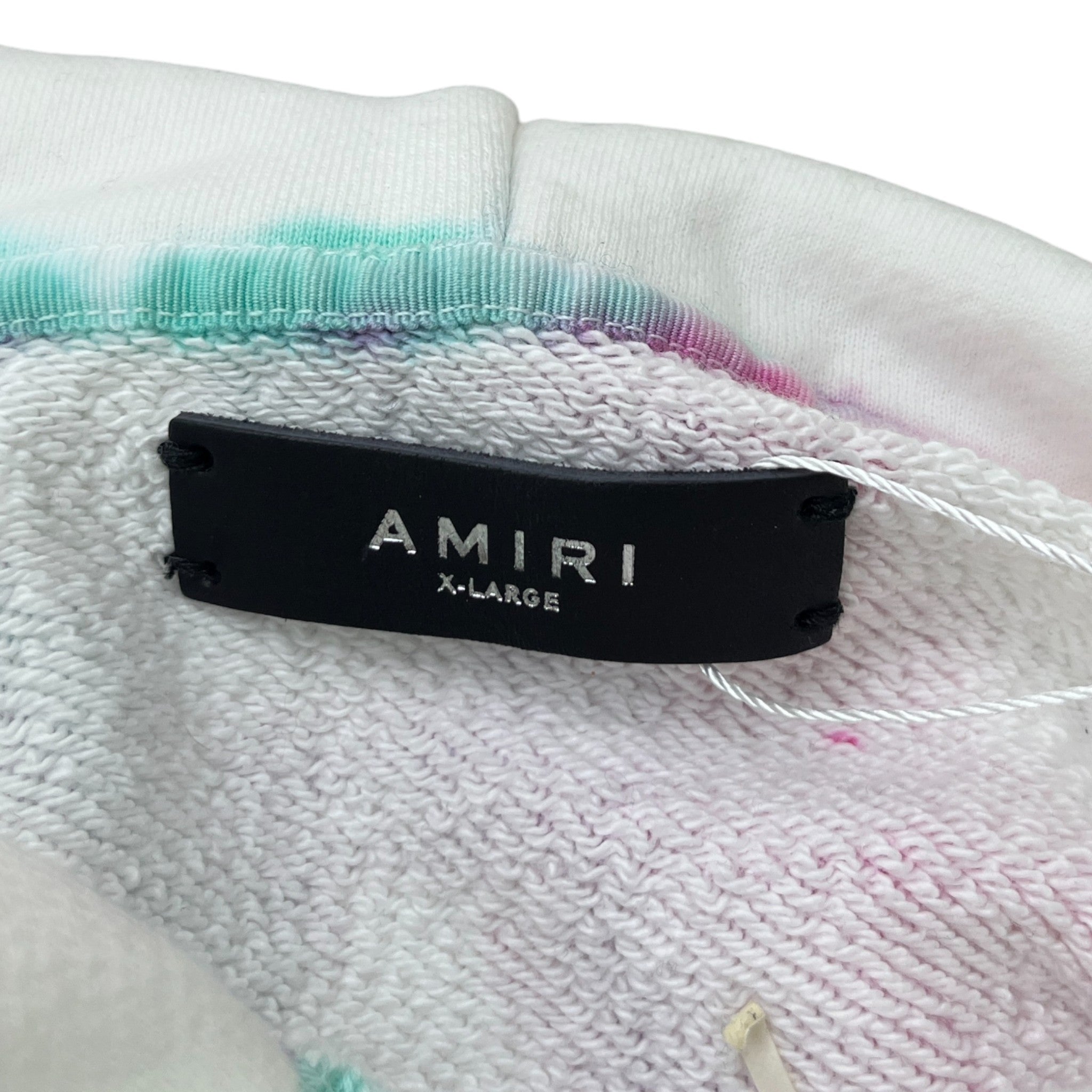 Men's Tie Dye Core Logo Hoodie Multi-Coloured Size XL