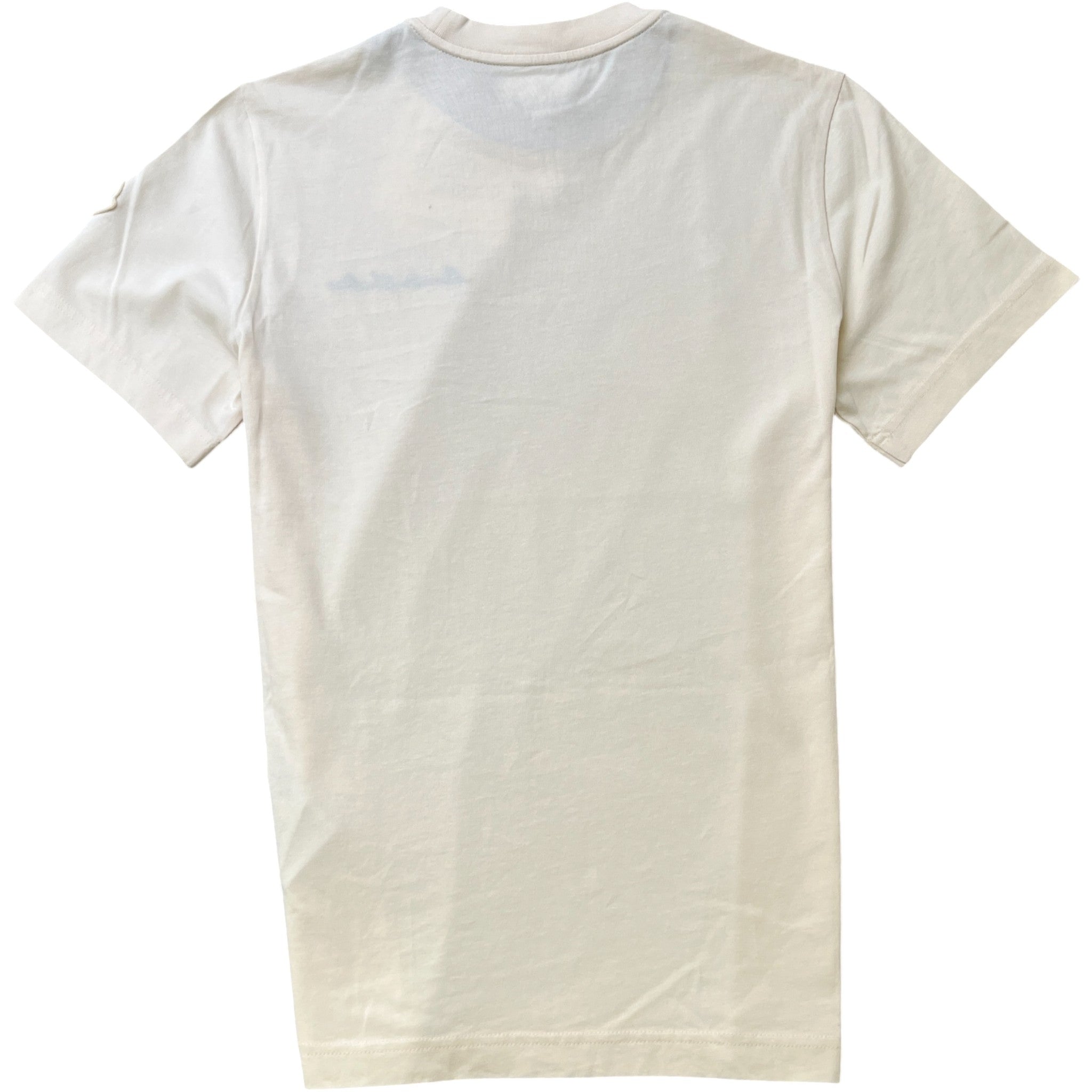 Men's Ss Logo T-Shirt Cream Size S