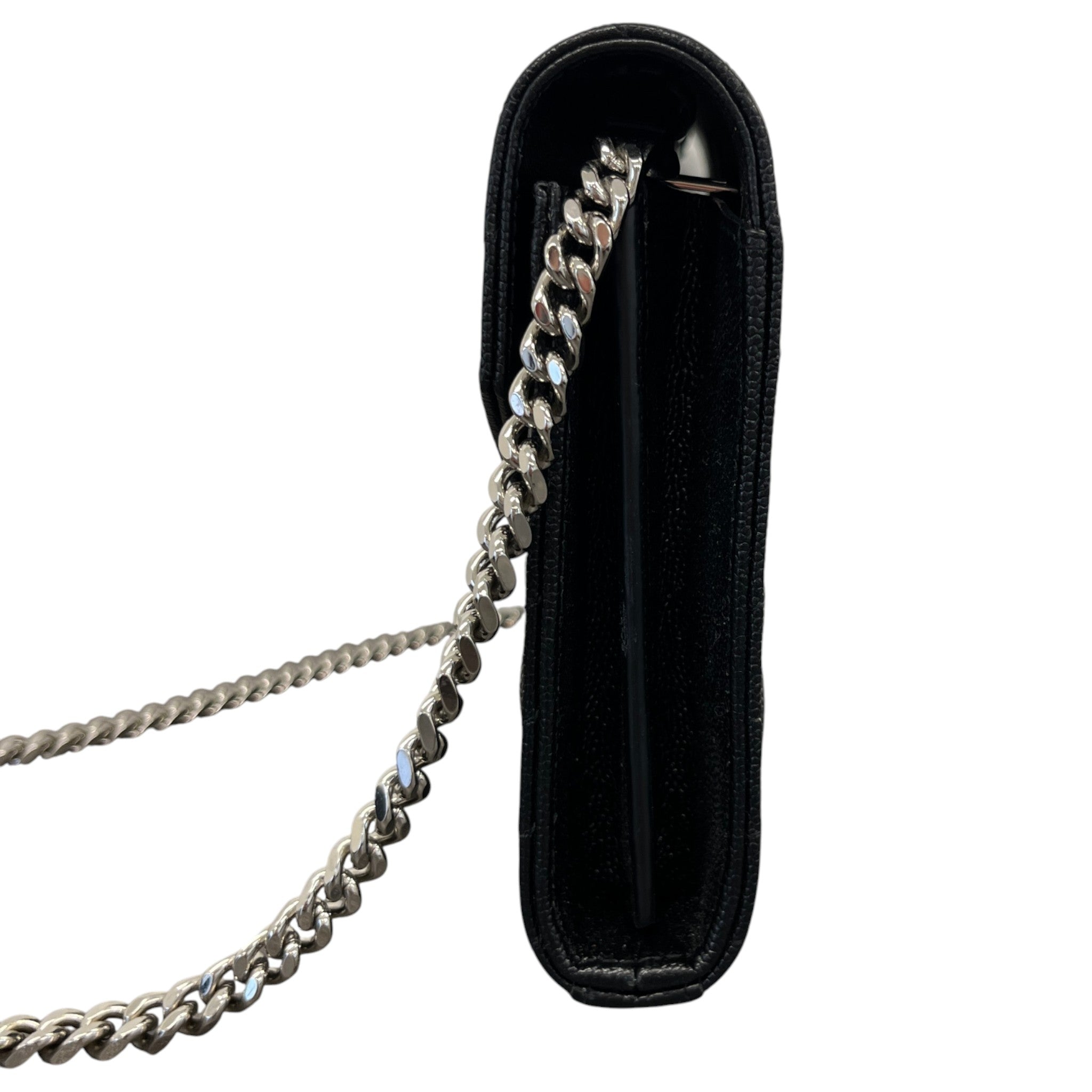 Women's Cassandre Envelope Chain Wallet Bag Black