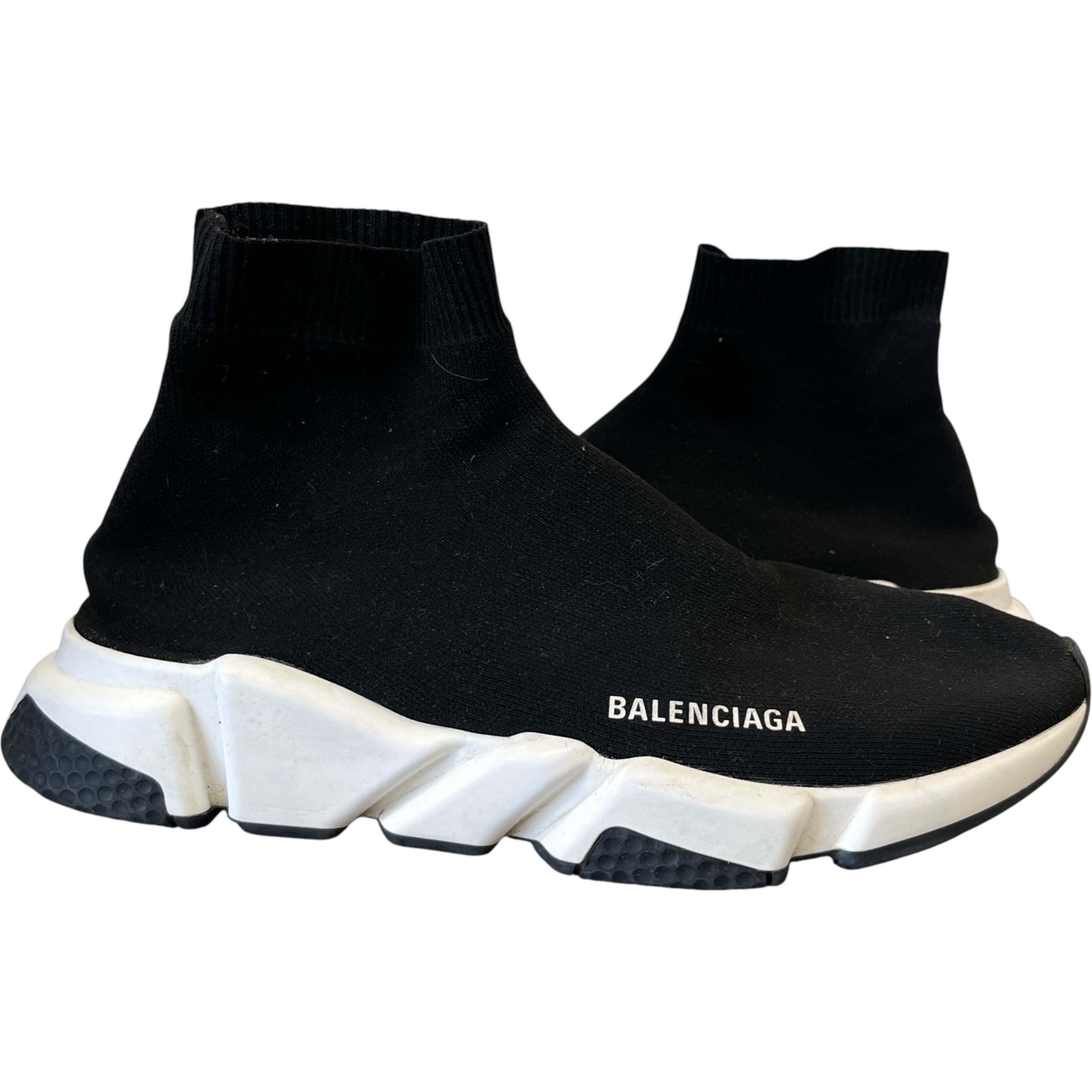 Men's Speed Sock High Trainers Black Size EU 43 / UK 9
