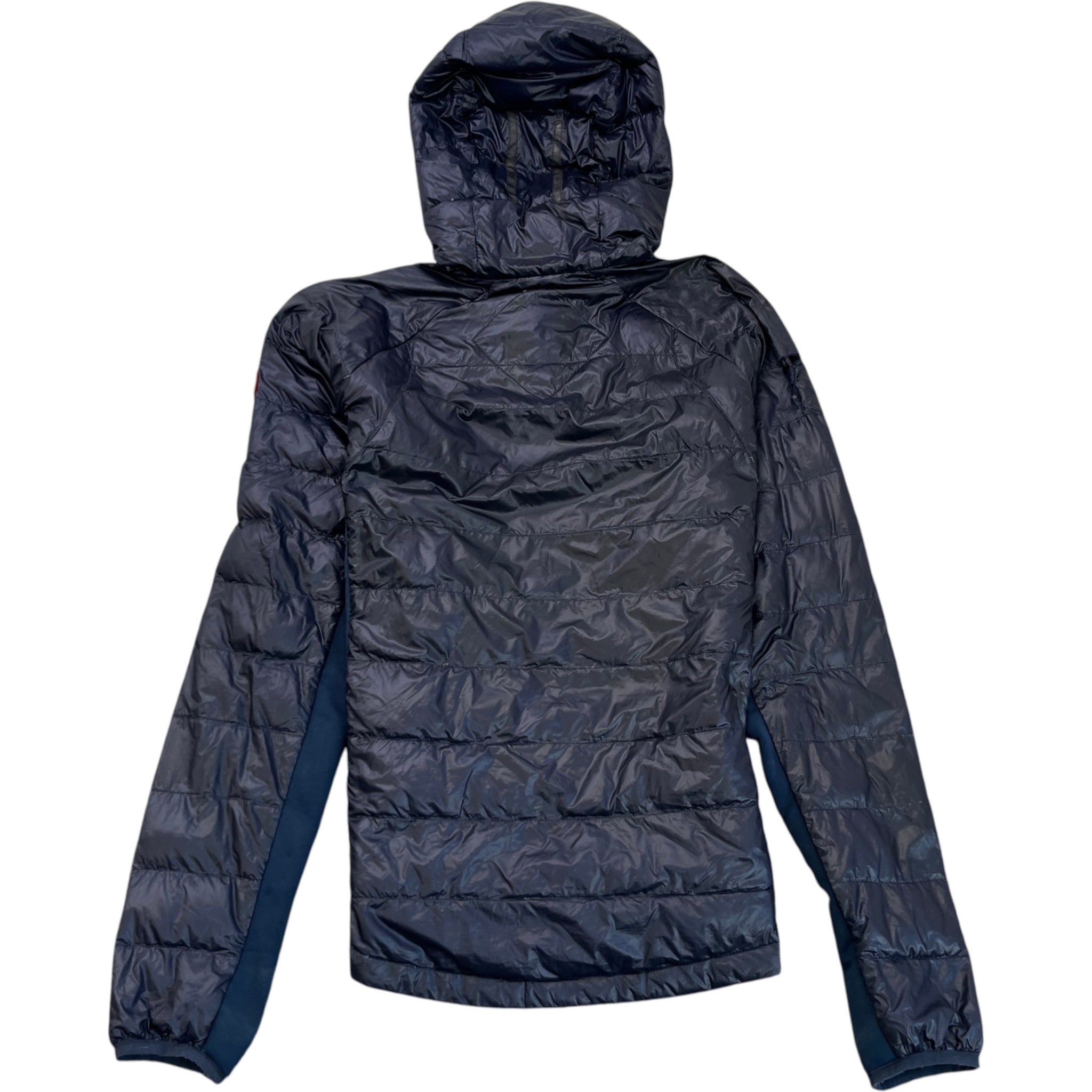 Men's Hybridge Lite Hoody Down Jacket Navy Size L