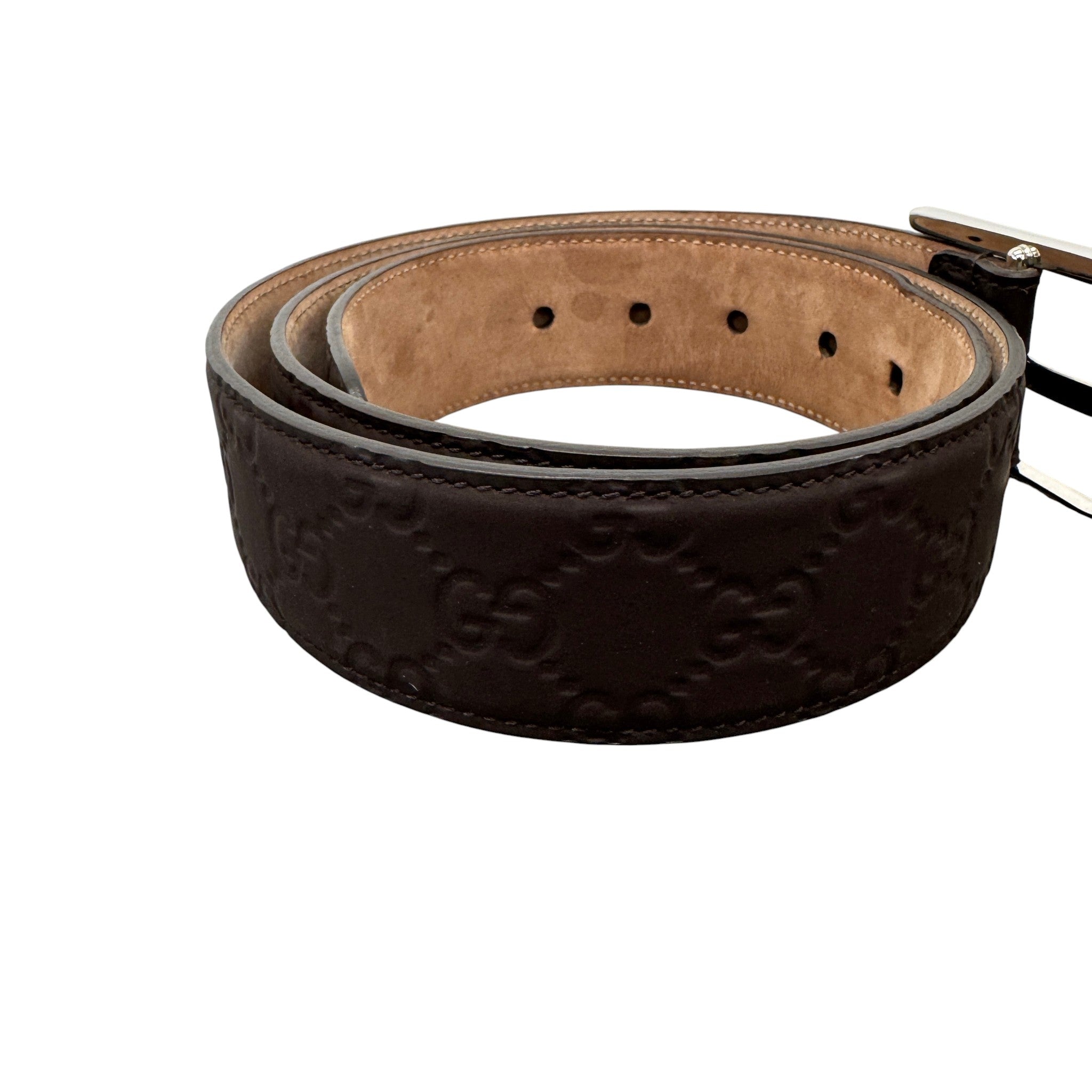 Men's Gg Supreme Belt Brown Size Waist 38"