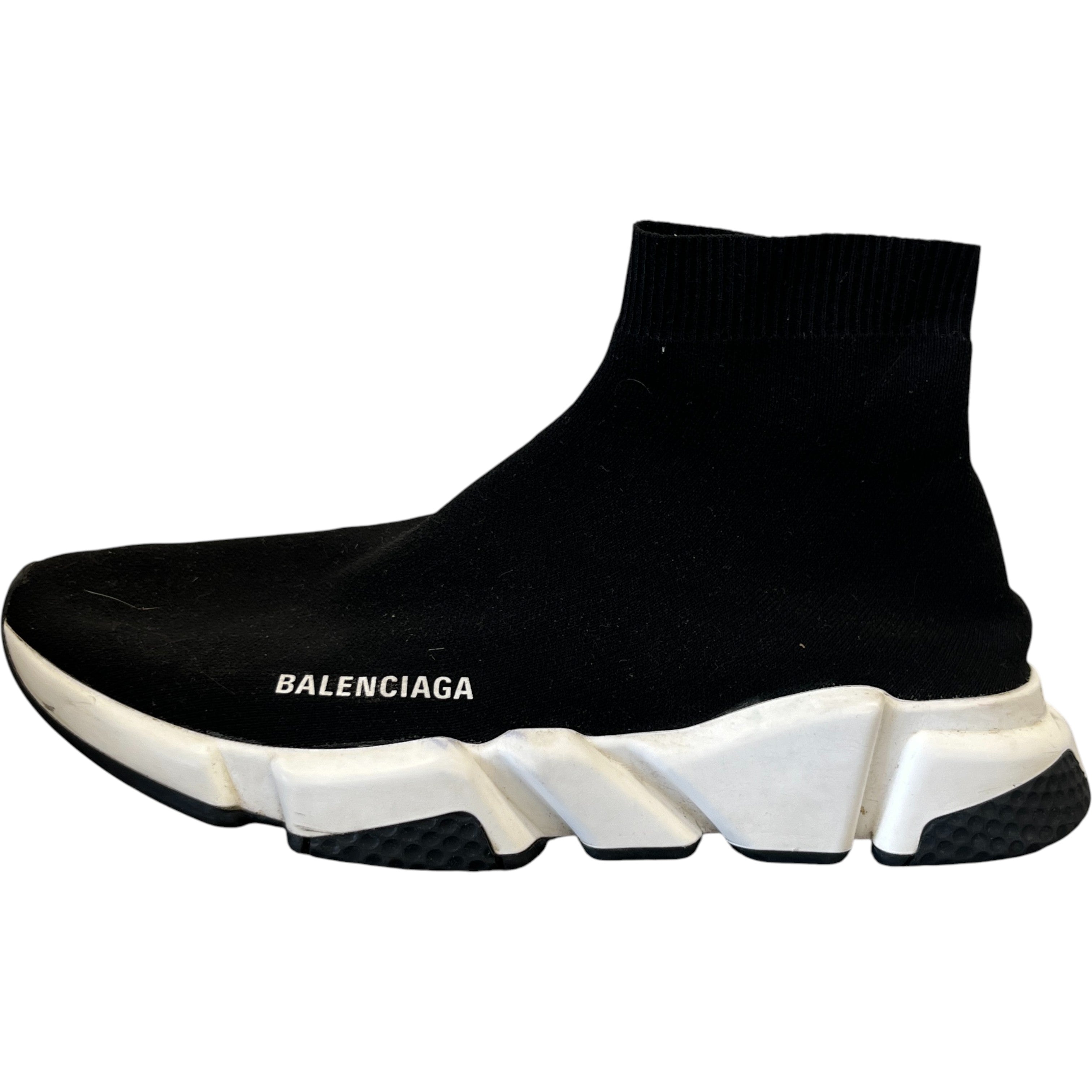 Men's Speed Sock High Trainers Black Size EU 43 / UK 9