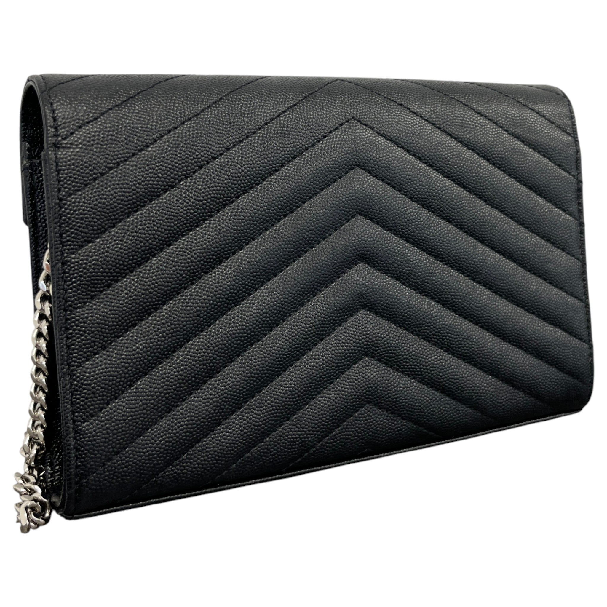Women's Cassandre Envelope Chain Wallet Bag Black