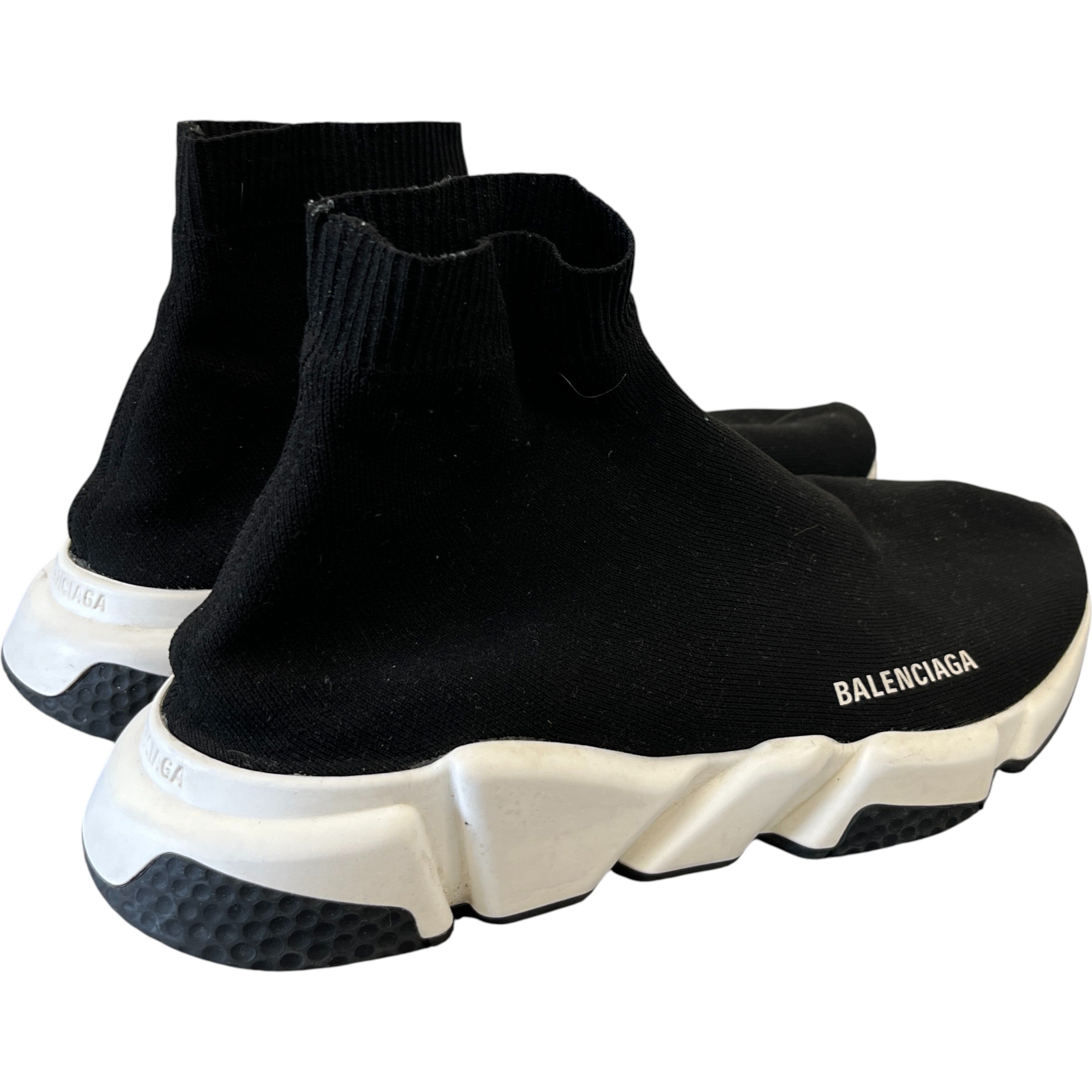 Men's Speed Sock High Trainers Black Size EU 43 / UK 9