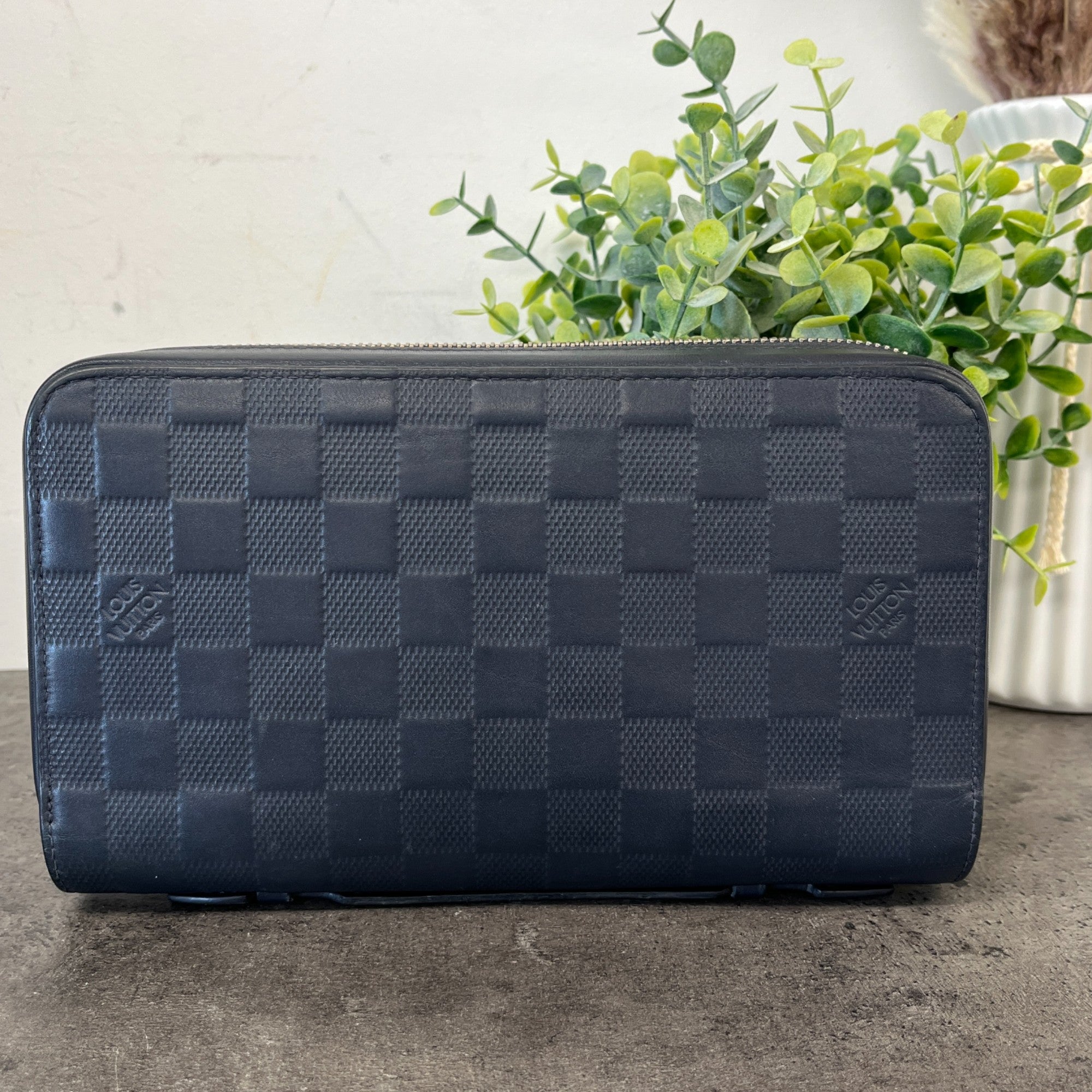 Men's Damier Infini Wallet Navy
