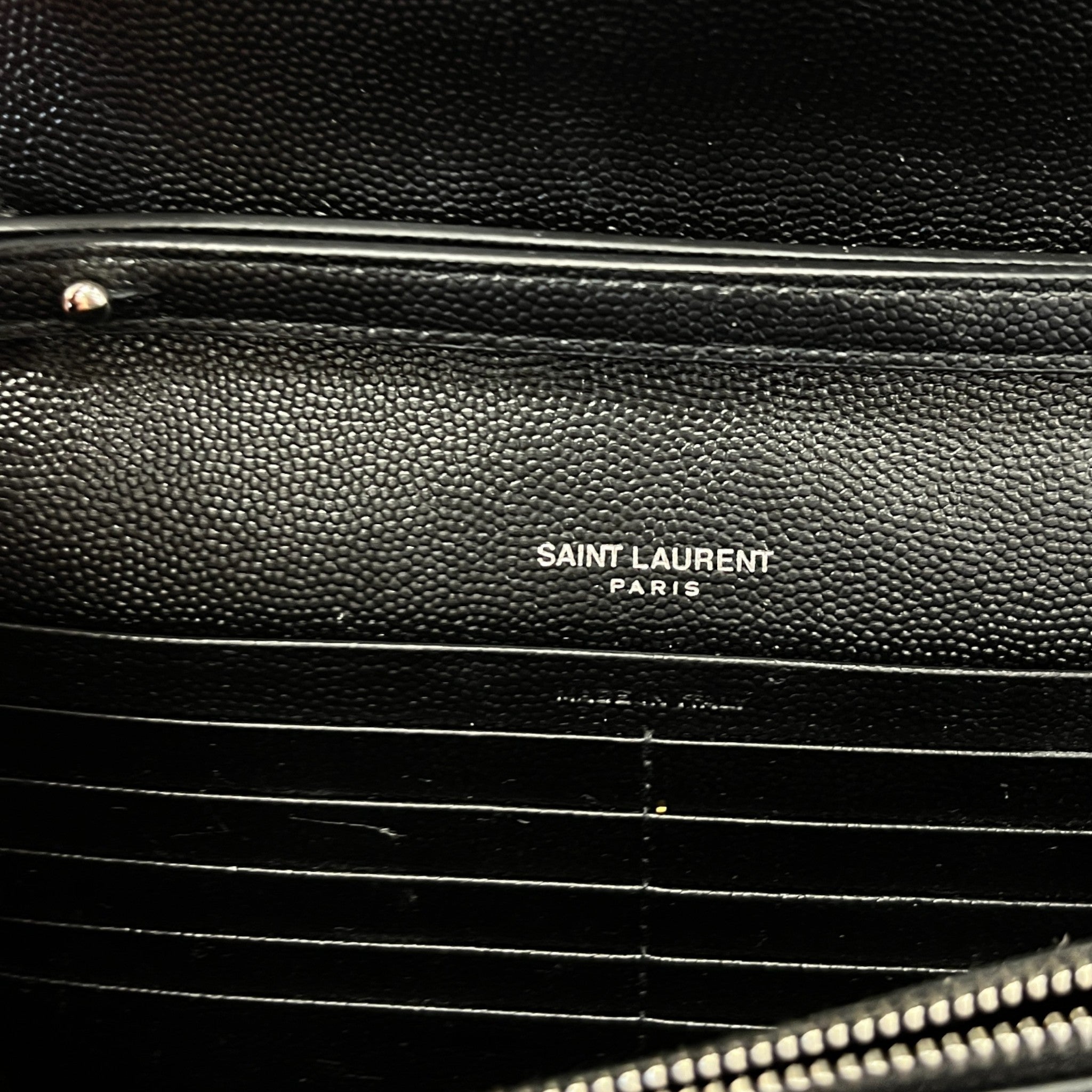 Women's Cassandre Envelope Chain Wallet Bag Black