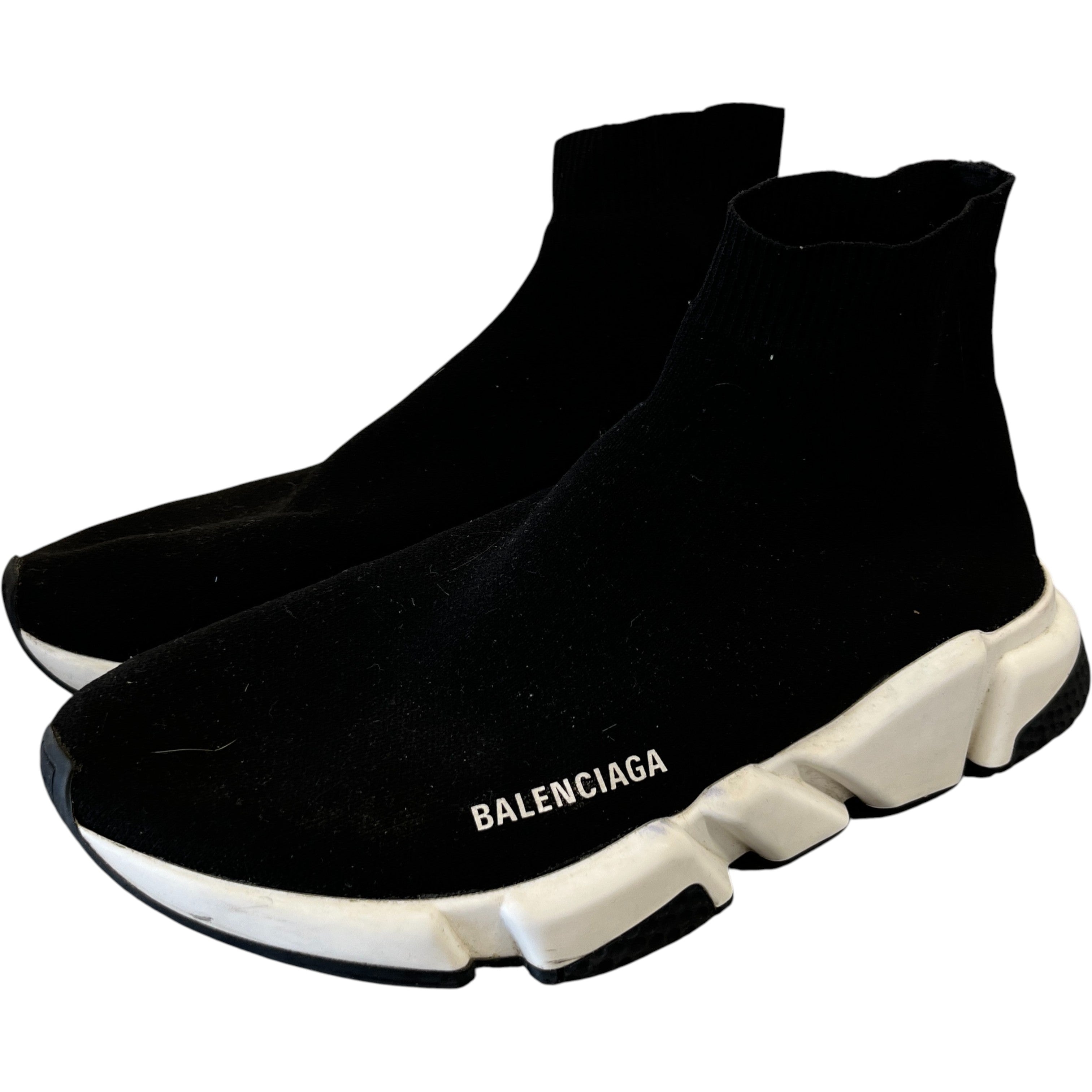 Men's Speed Sock High Trainers Black Size EU 43 / UK 9