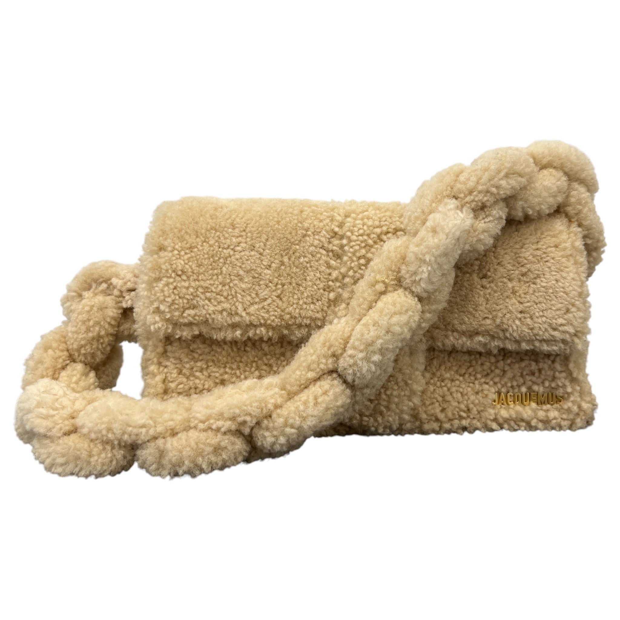 Women's Le Bambidou Shearling Bag Beige