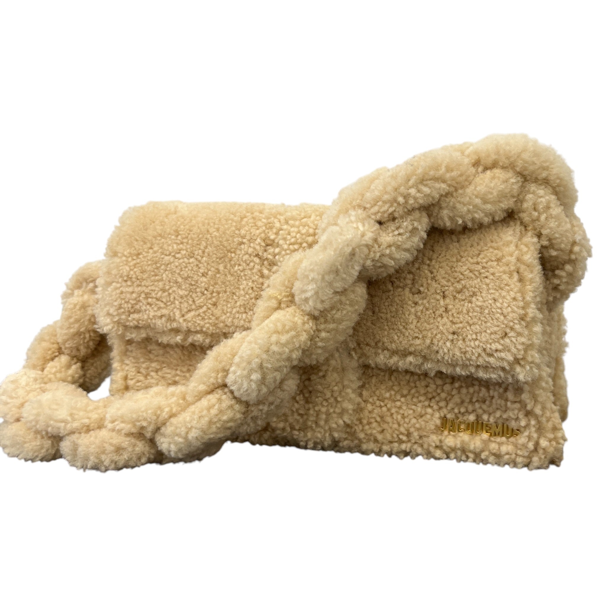 Women's Le Bambidou Shearling Bag Beige