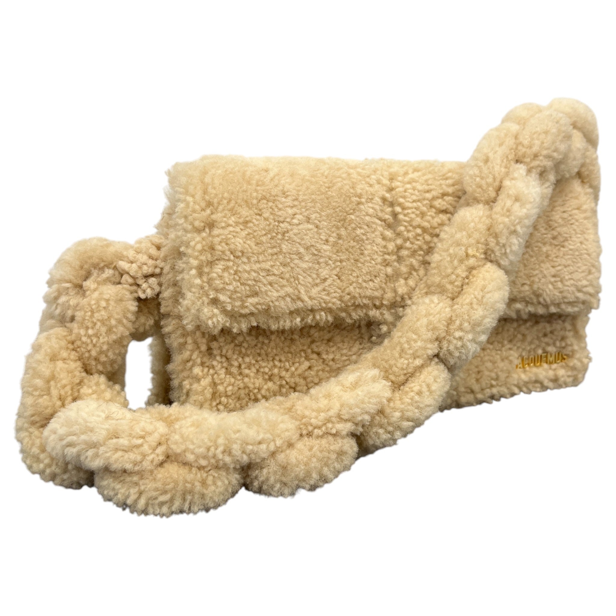 Women's Le Bambidou Shearling Bag Beige