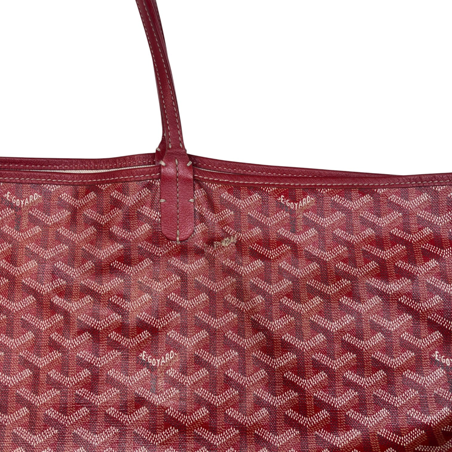 Women's Saint Louis Gm Tote Handbag Red