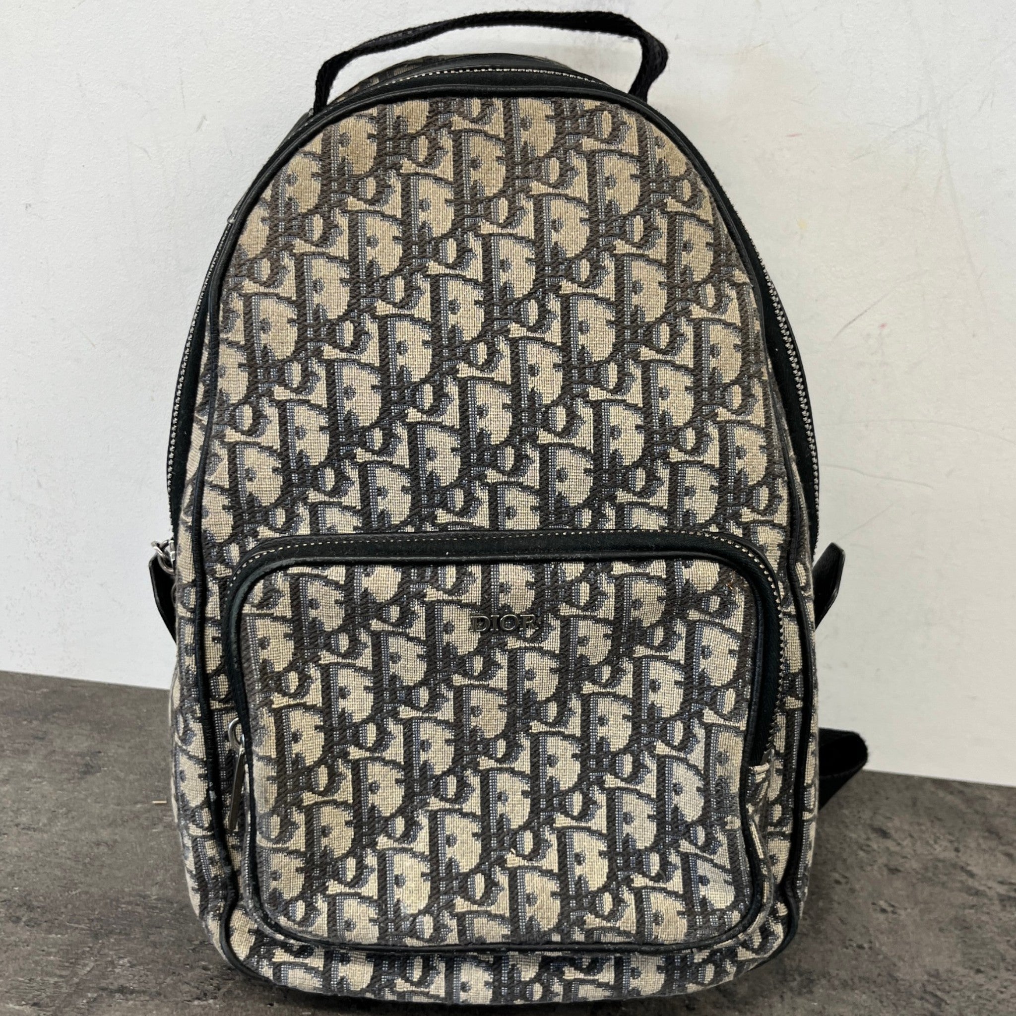Men's Jacquard Rider Sling Bag Black