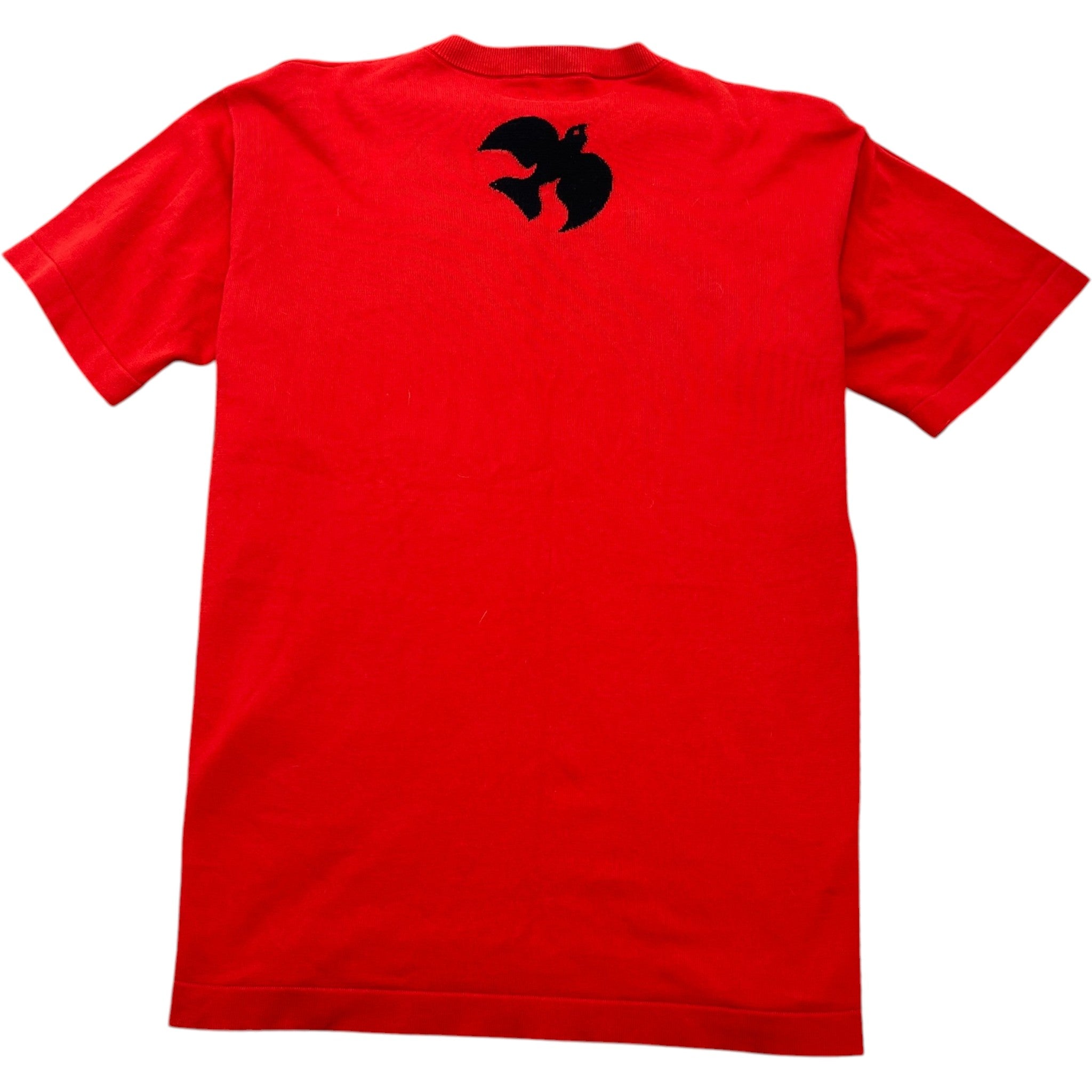 Men's Knitted Logo T-Shirt Red Size M